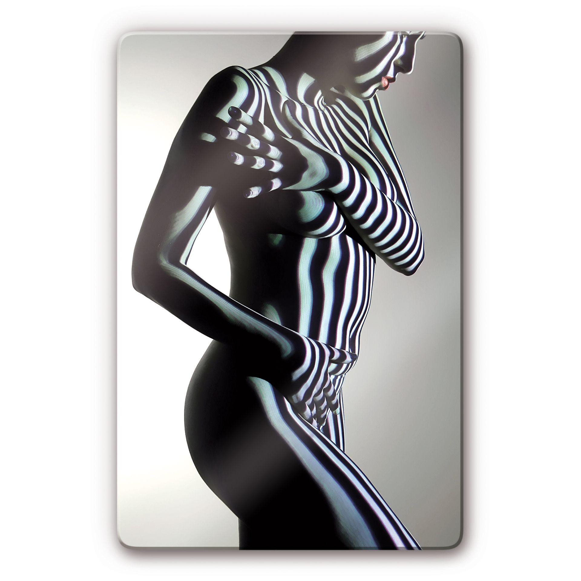 Tableau en verre - Nu Féminin 1