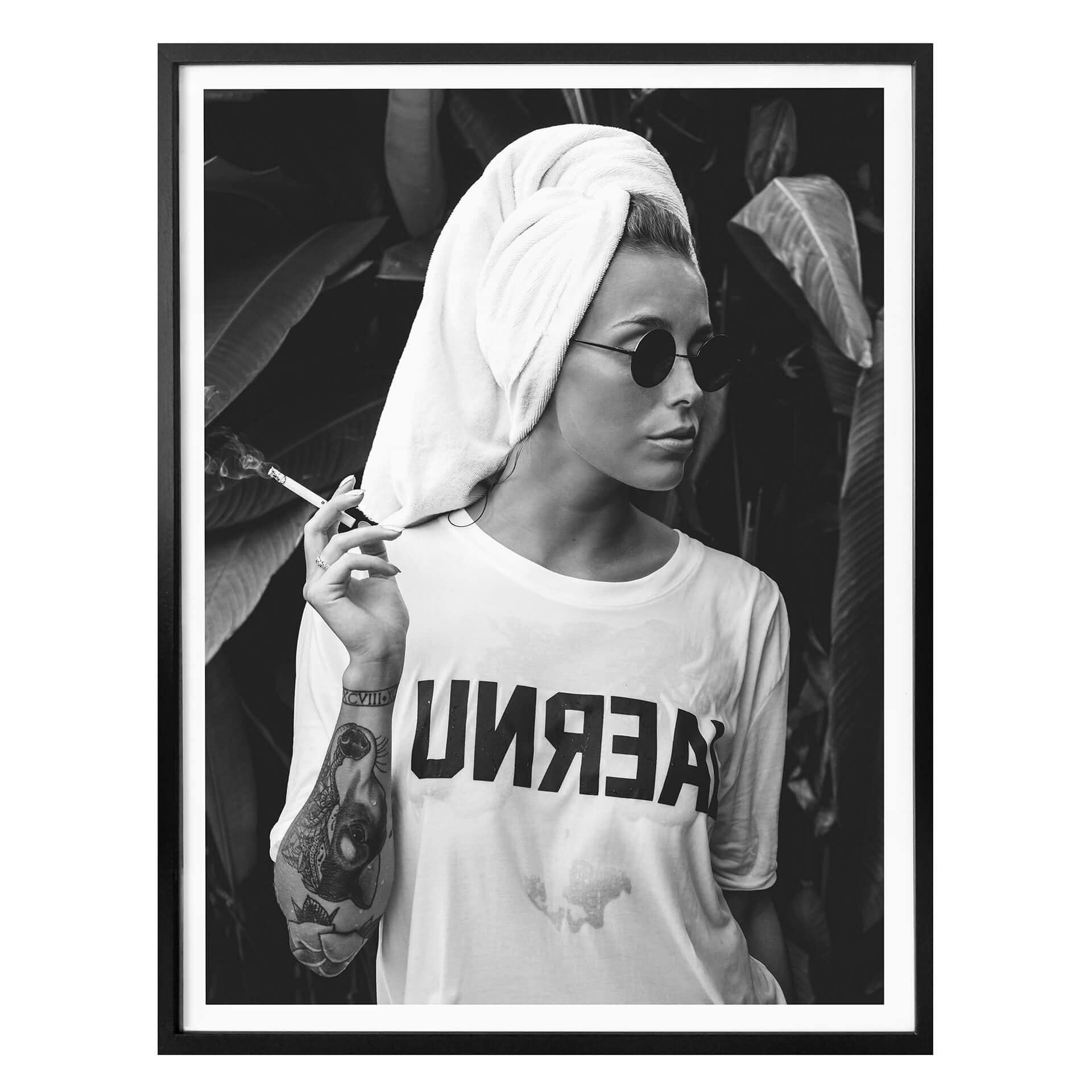 Plakat - Unreal Coolness Black and White