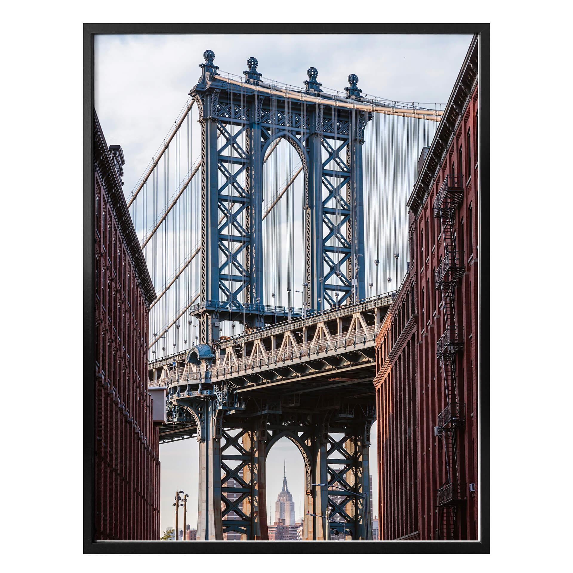 Póster Colombo - Puente de Brooklyn