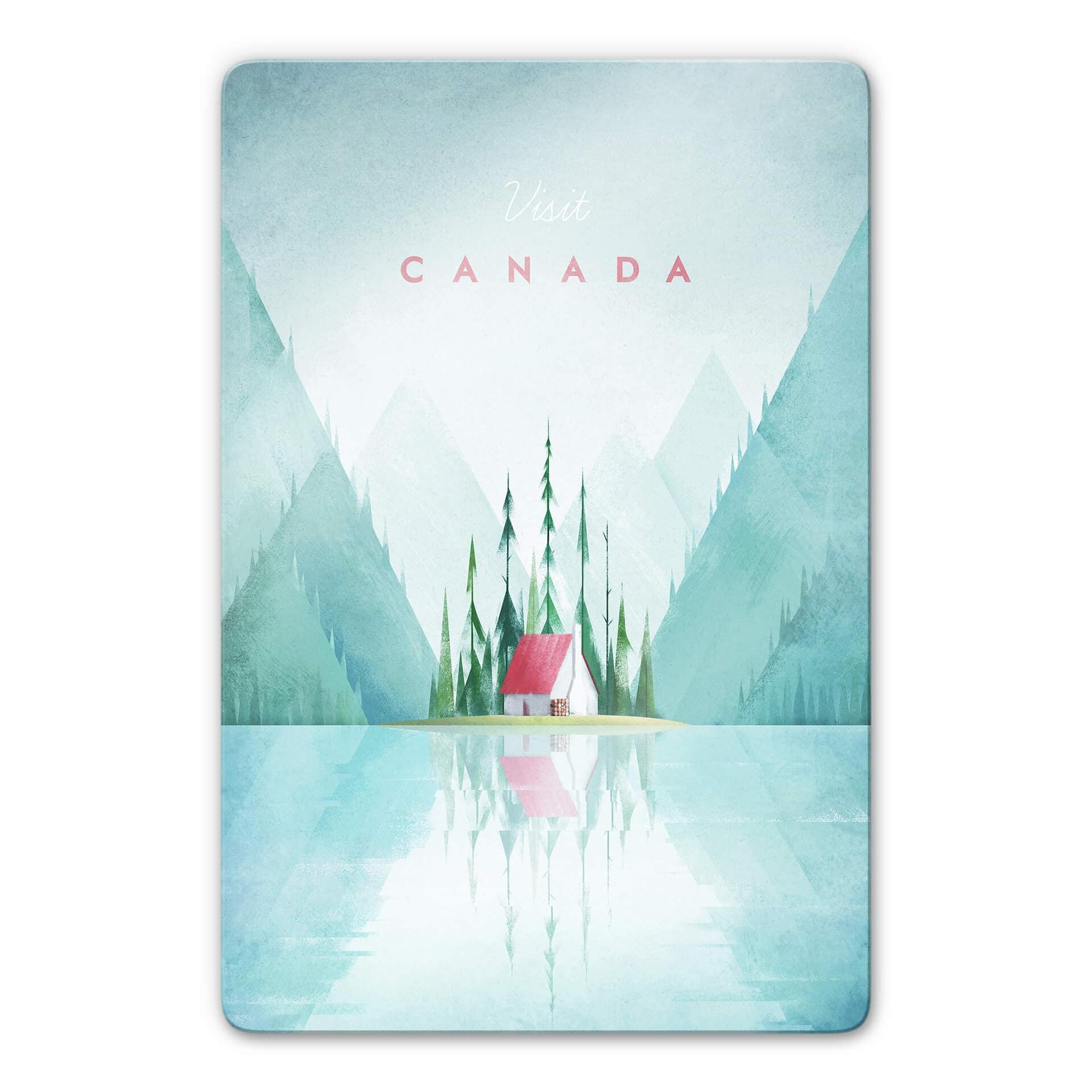 Tableau en verre Rivers - Canada