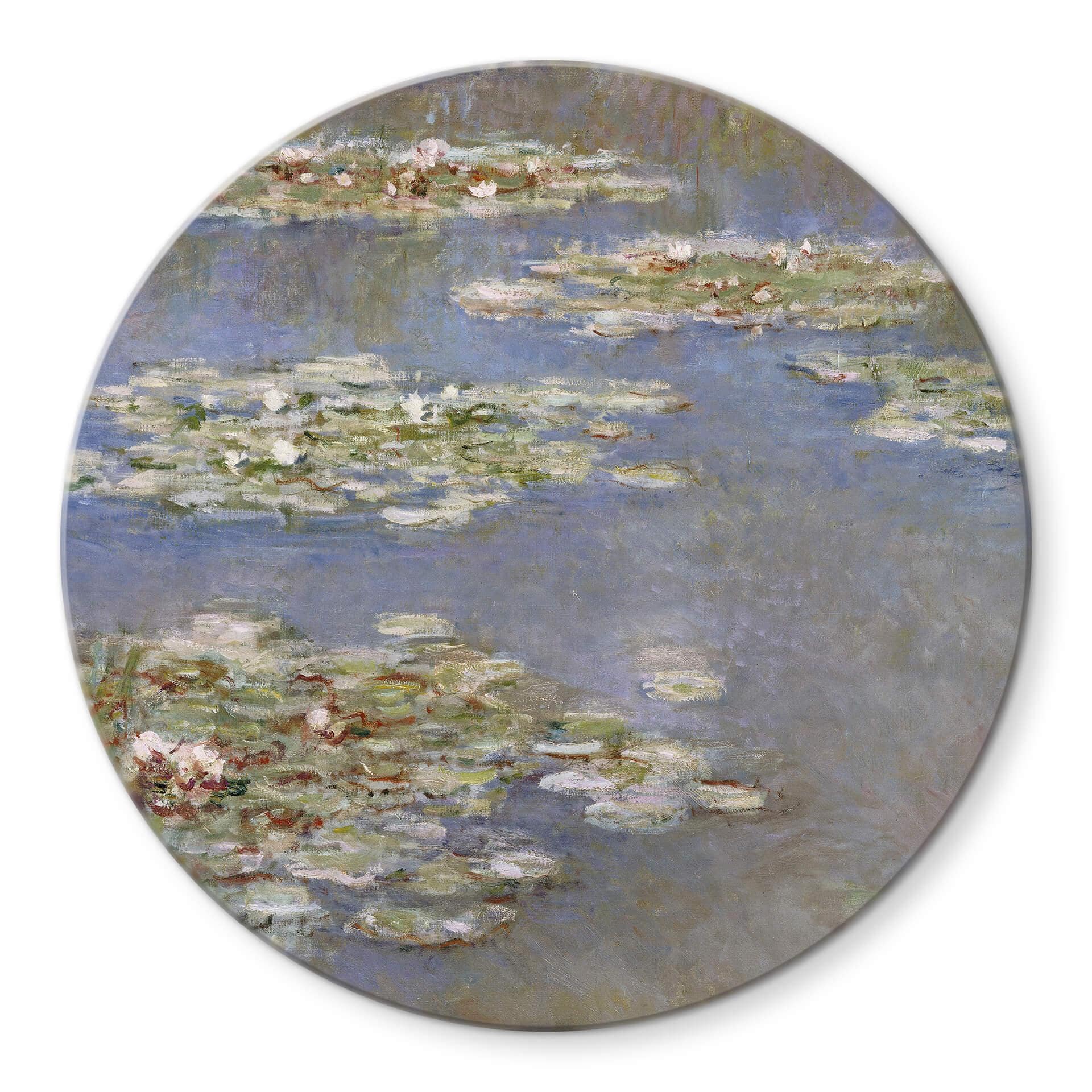 Tableau sur verre Monet - Nénuphars 1905 - Rond
