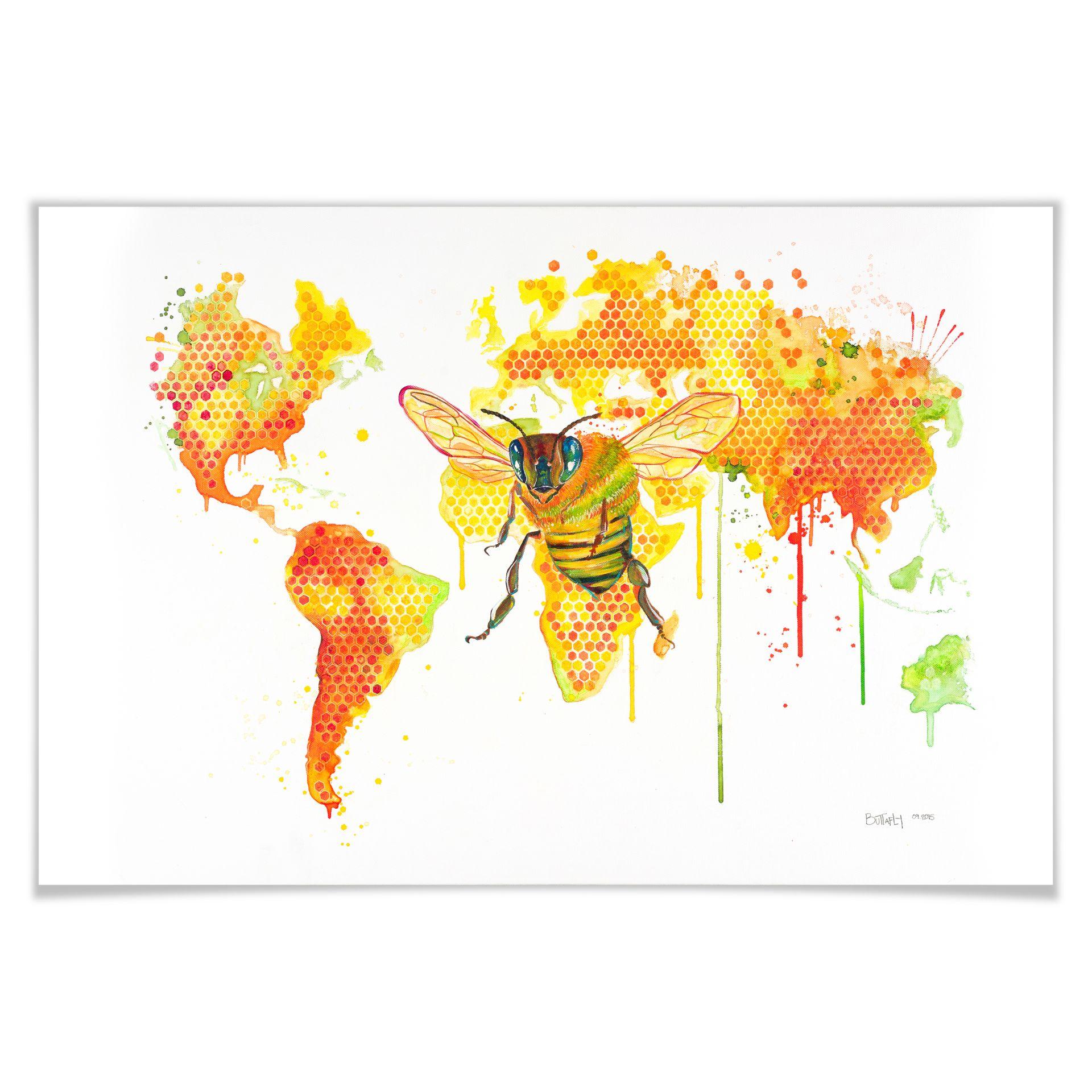Poster - Buttafly - Bees World