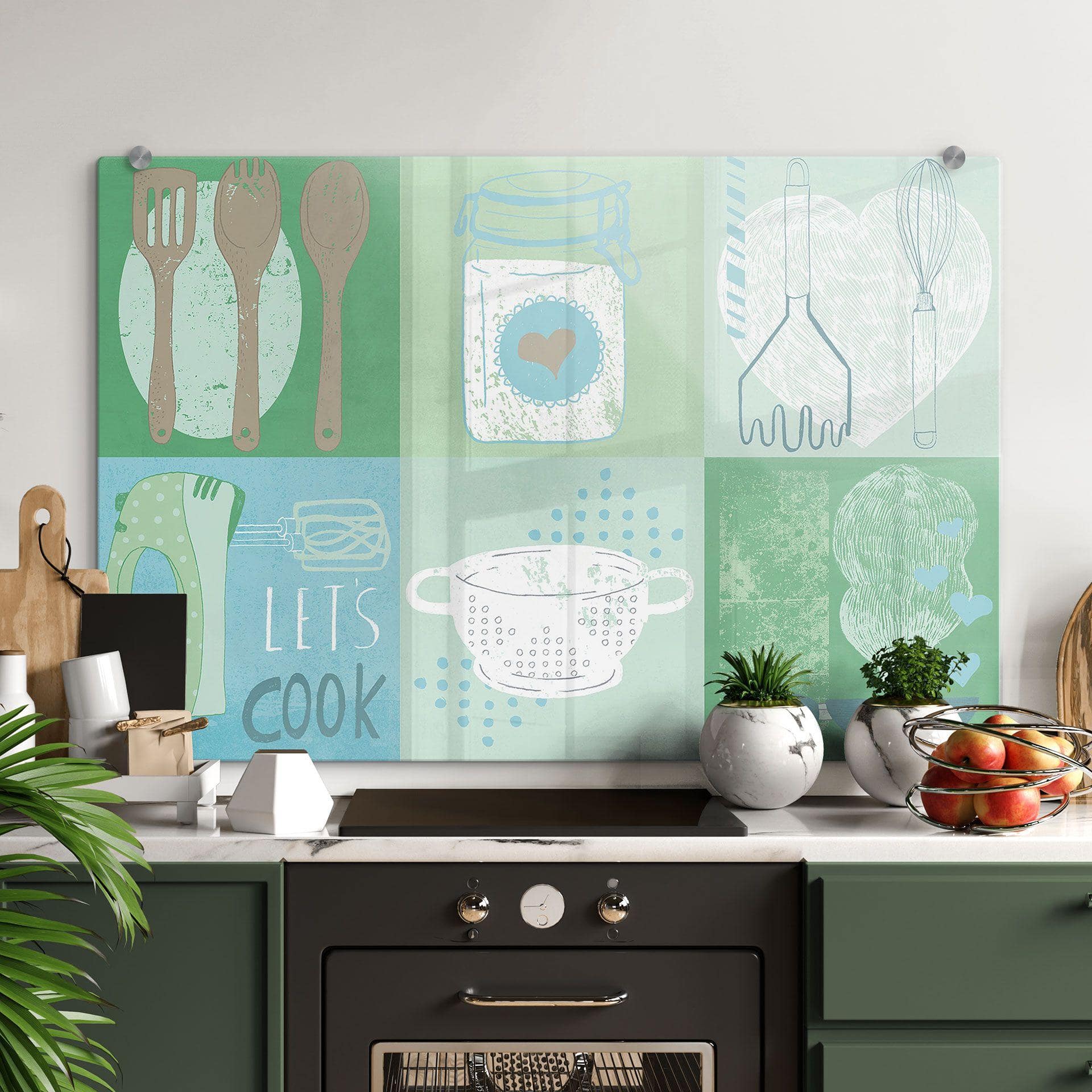 Stænkplade - Loske - In the kitchen