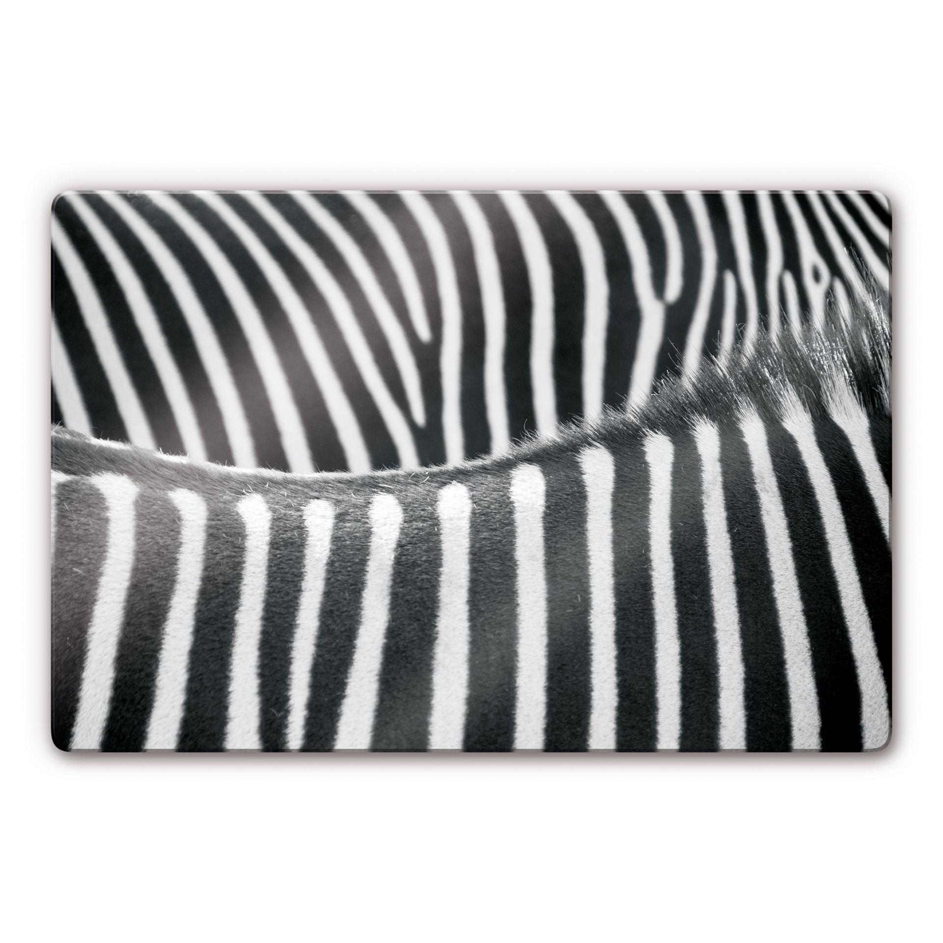 Glasbillede - Zebra Print