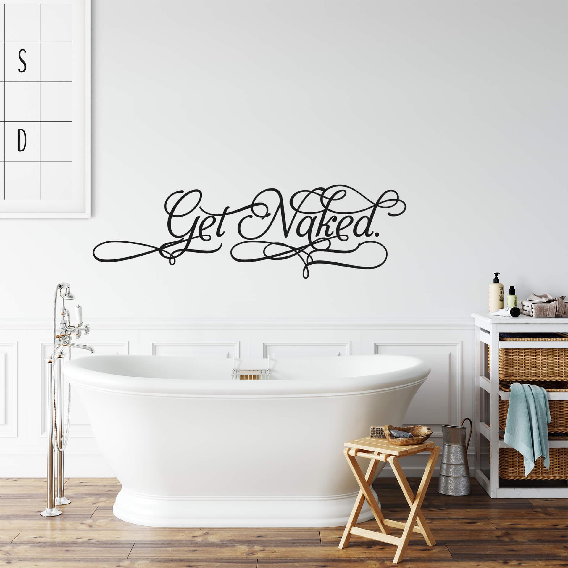 Wallsticker - Get naked