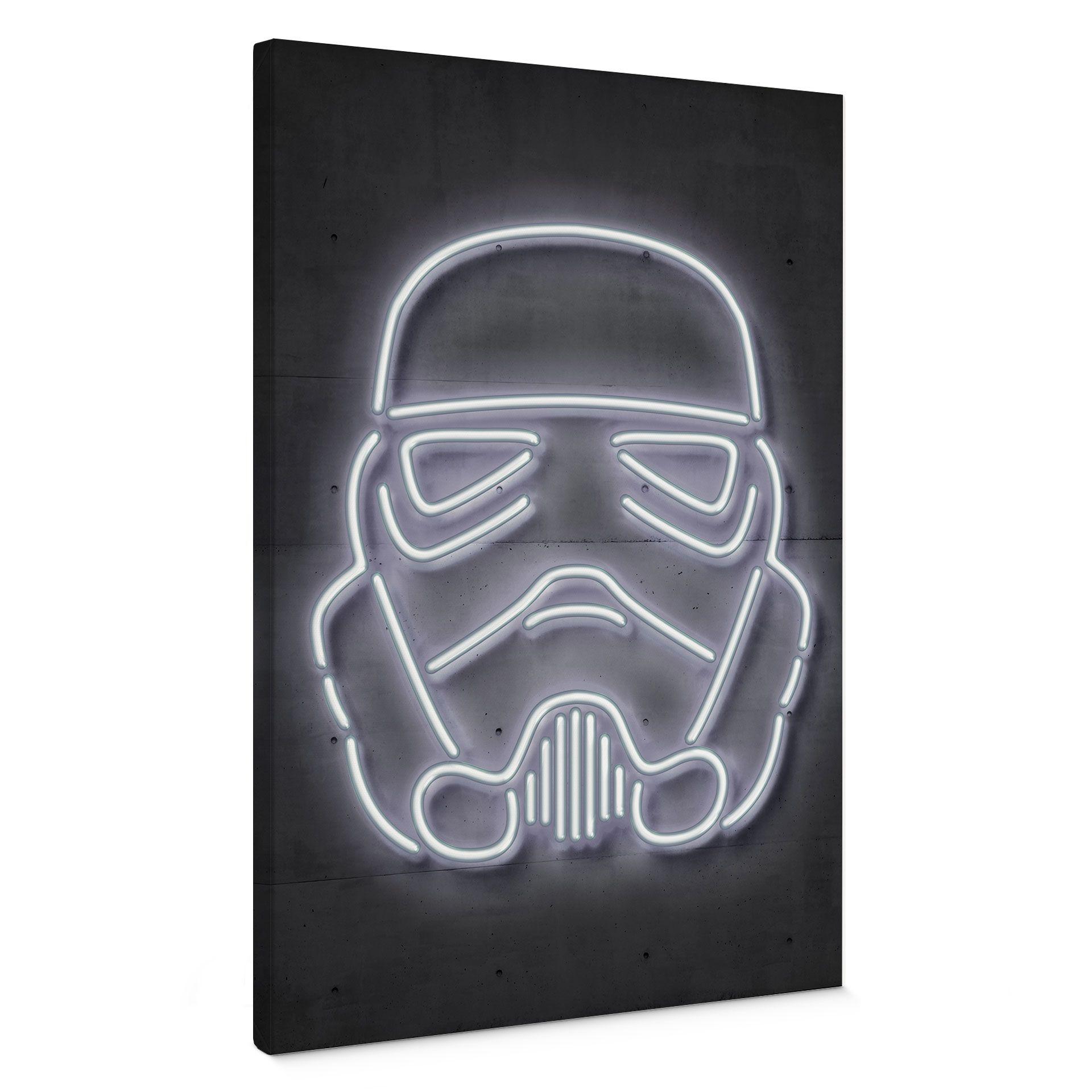 Stormtrooper hjelm Canvasbillede - Mielu
