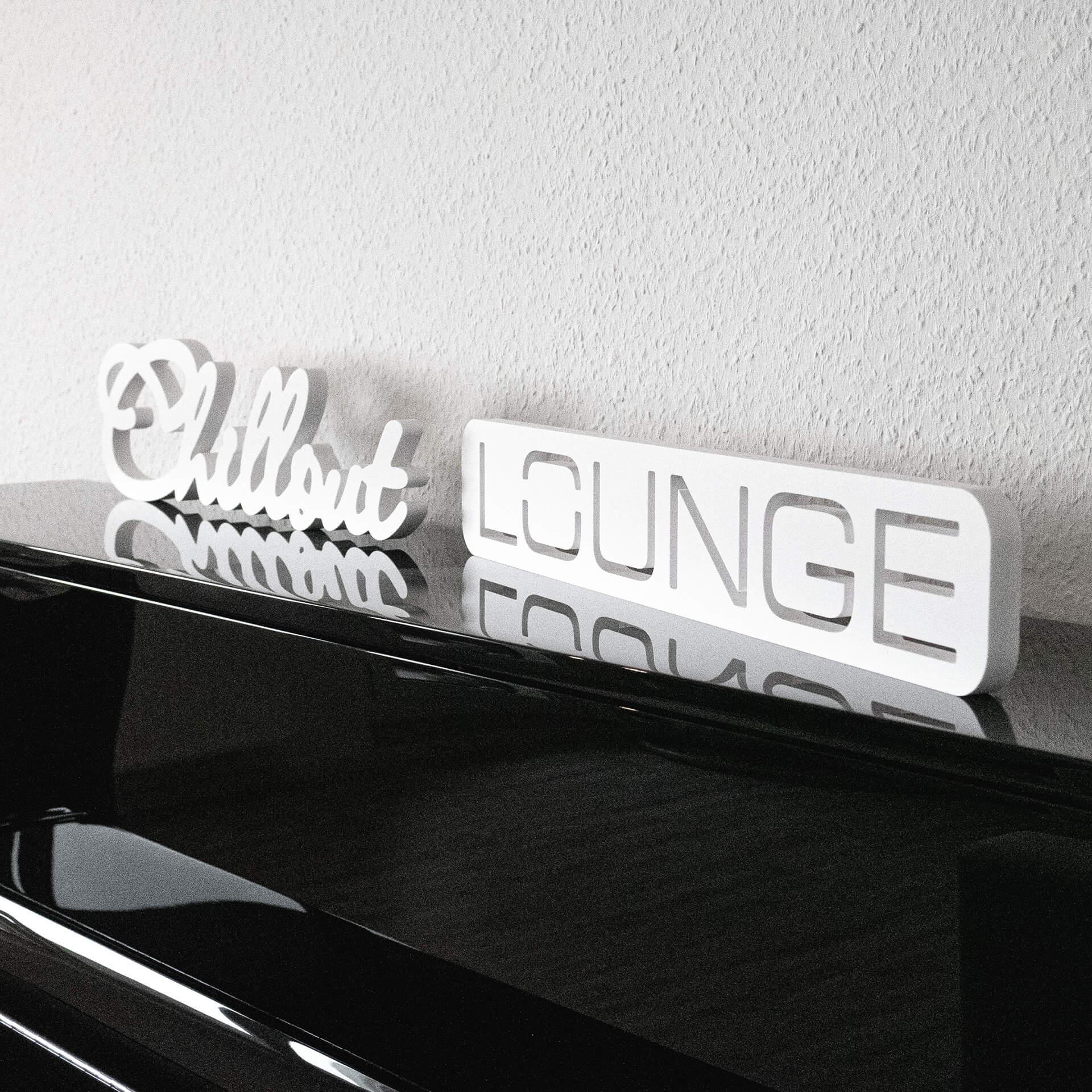Lettres décoratives - Chillout Lounge