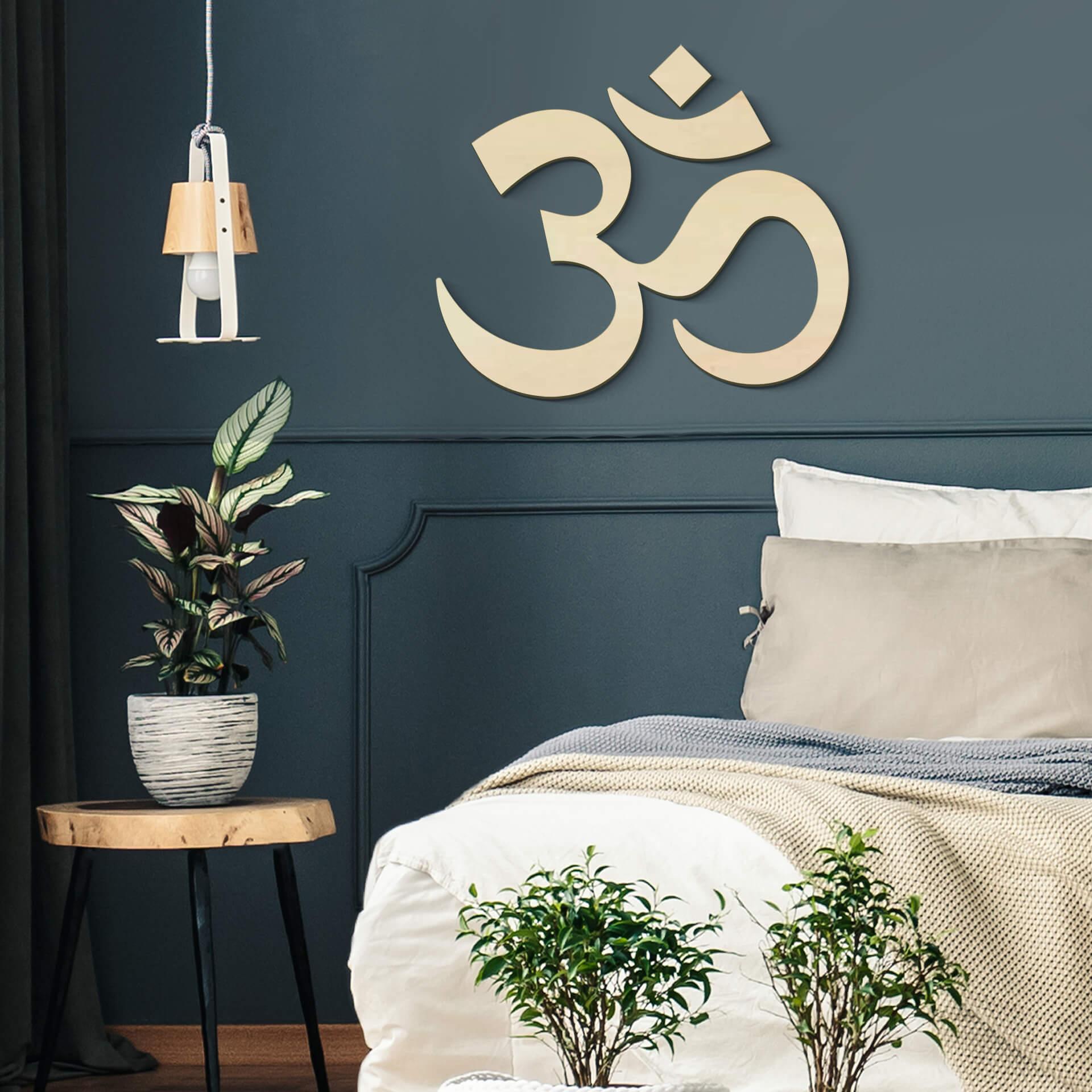 Décoration murale en bois placage peuplier - Om