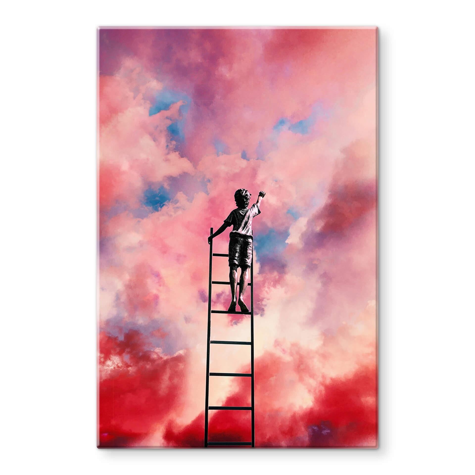 Glasbillede - Taudalpoi - Painting Clouds