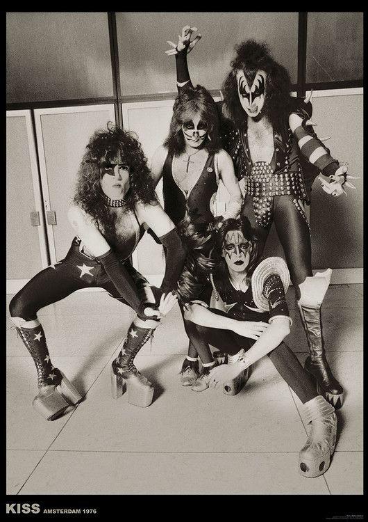 Plakat Kiss - Amsterdam 1976, Plakat (59,4 x 84 cm)