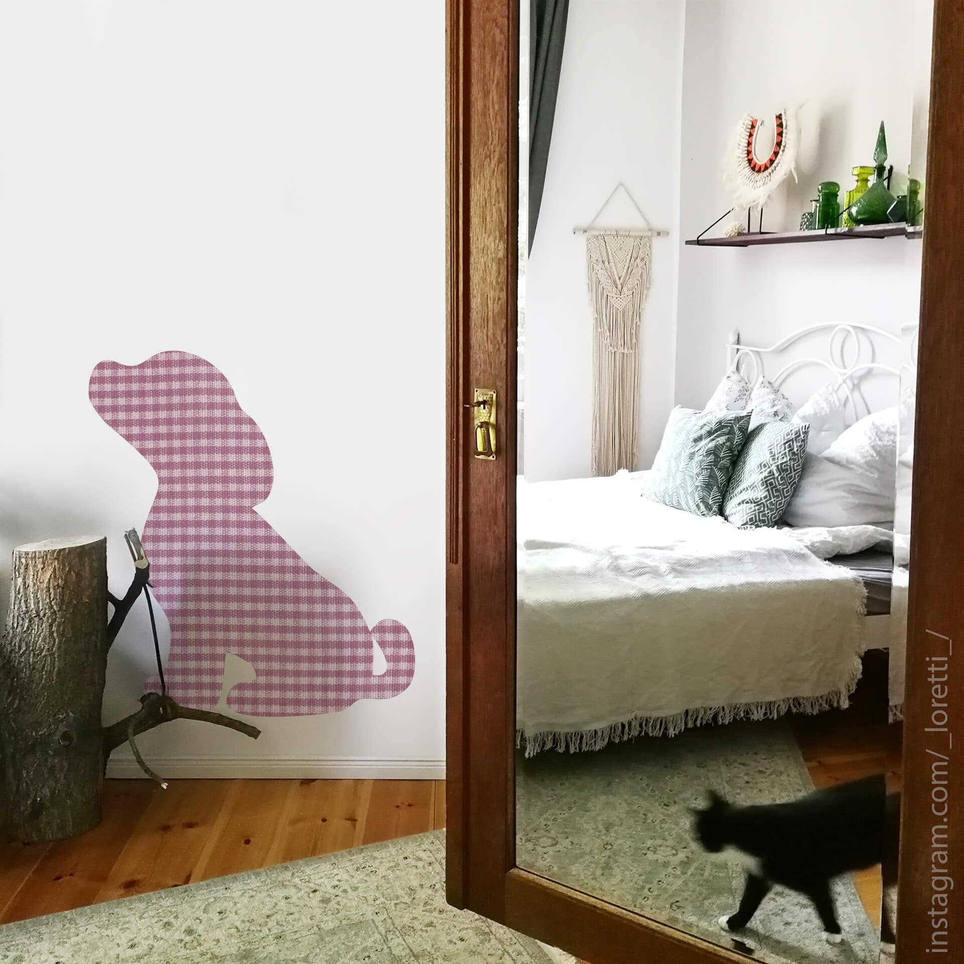 Sticker mural - Chiot 02