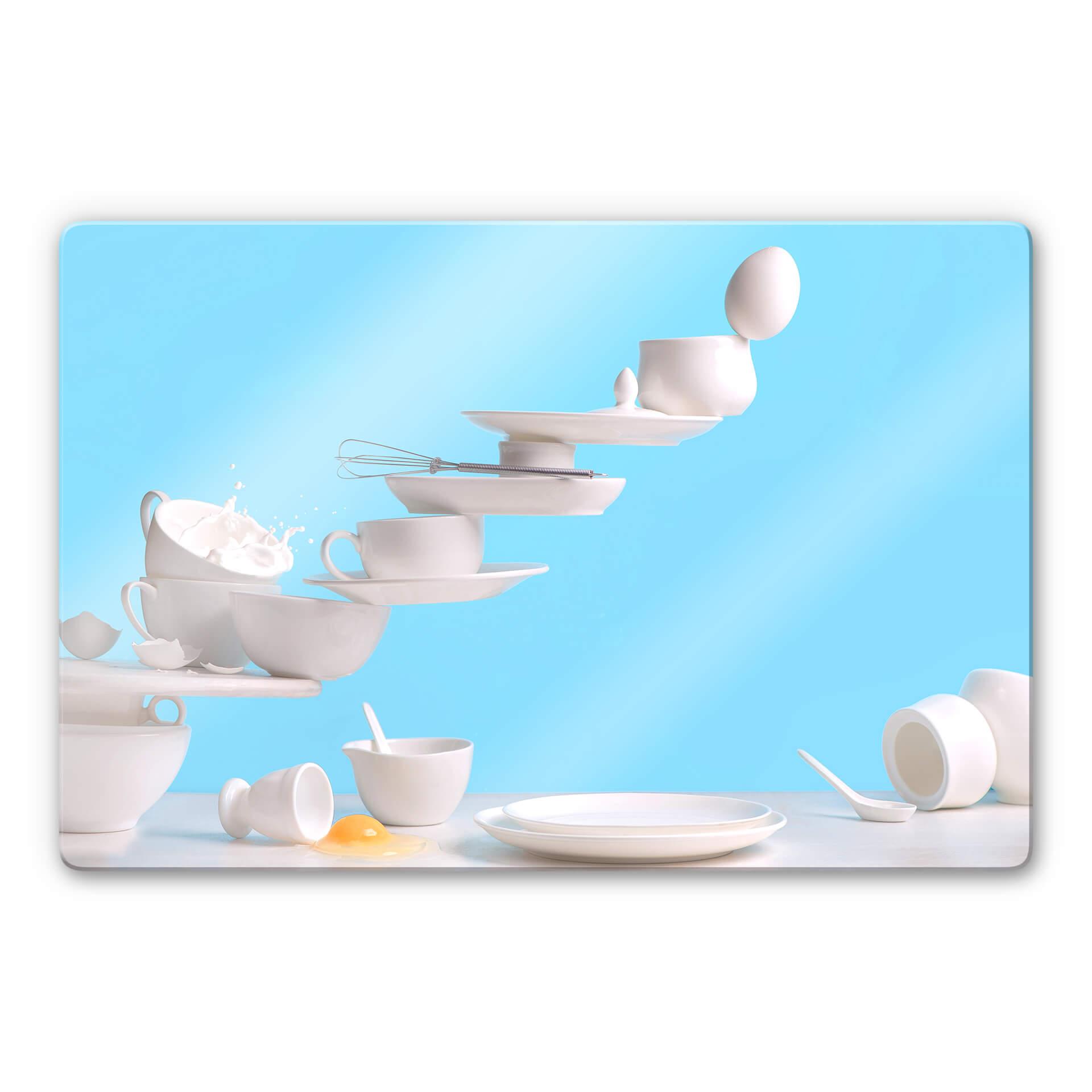 Glasschilderij Belenko – One touch omelette