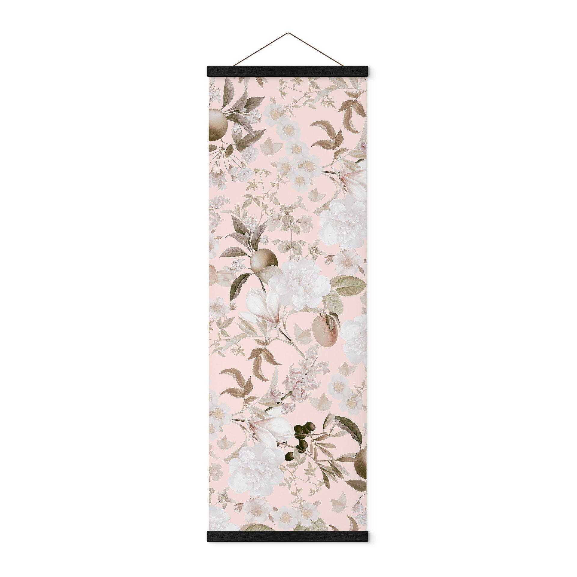Póster de tela boho con flores y frutas - UN Designs - Panorama