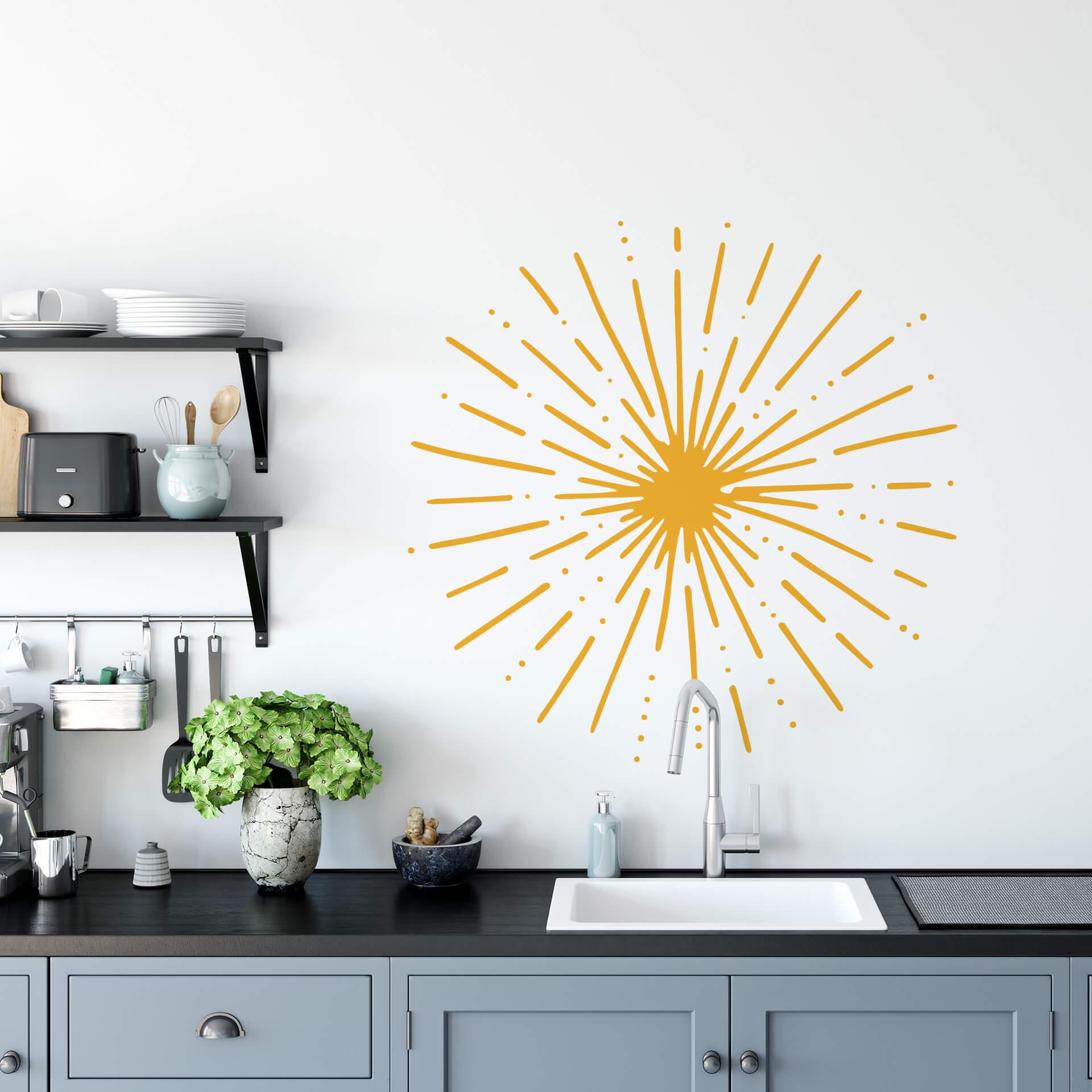 Sticker mural Explosion