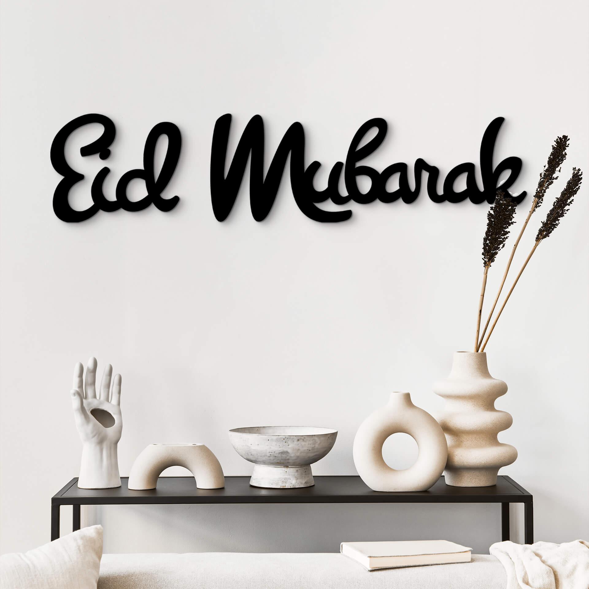 Decoración acrílica Eid Mubarak