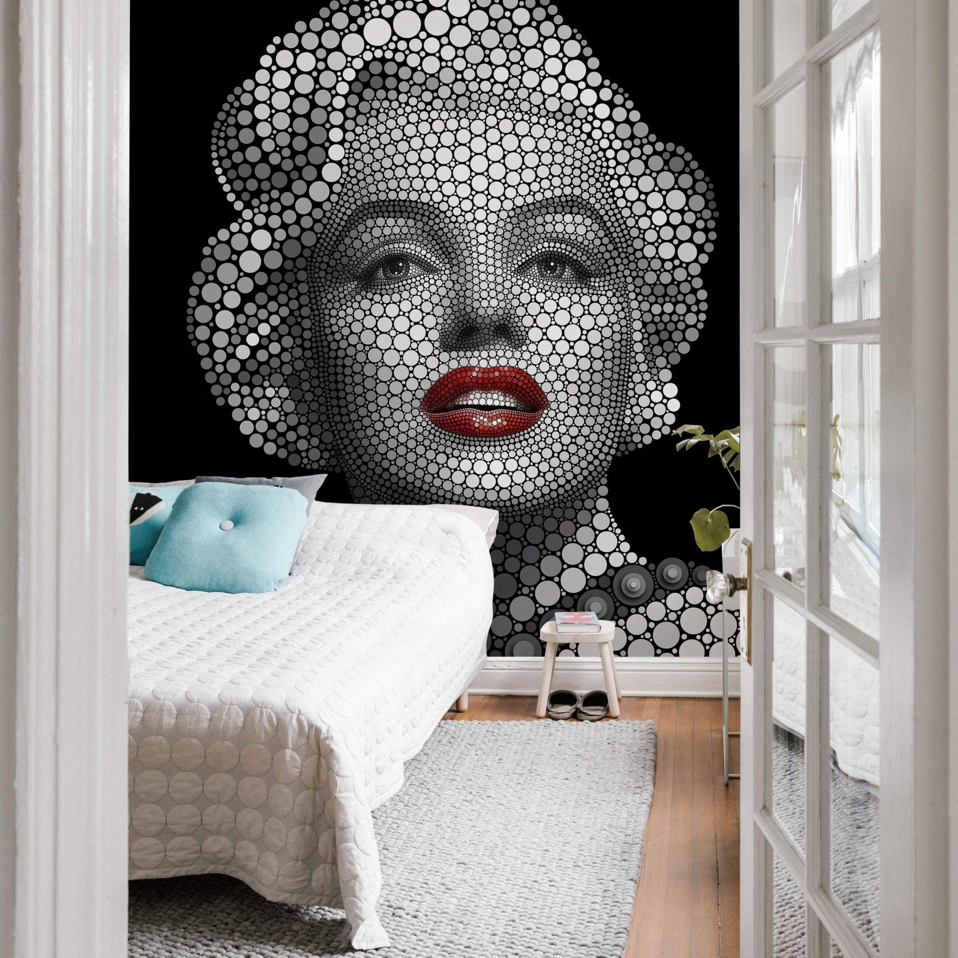 Fototapet - Ben Heine - Circlism: Marilyn Monroe
