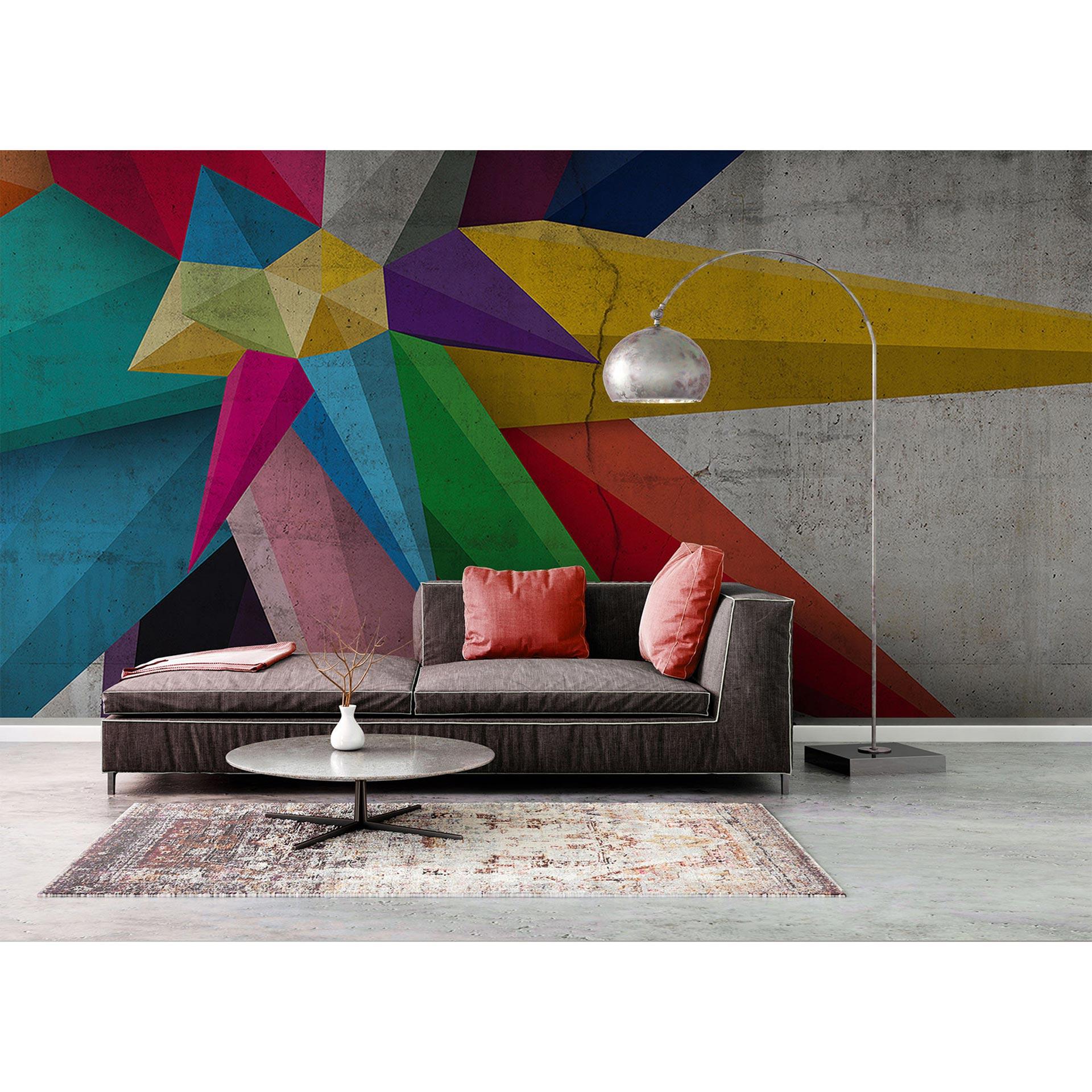 Architects Paper Papier peint photo Atelier 47 Used Star bleu, gris, turquoise