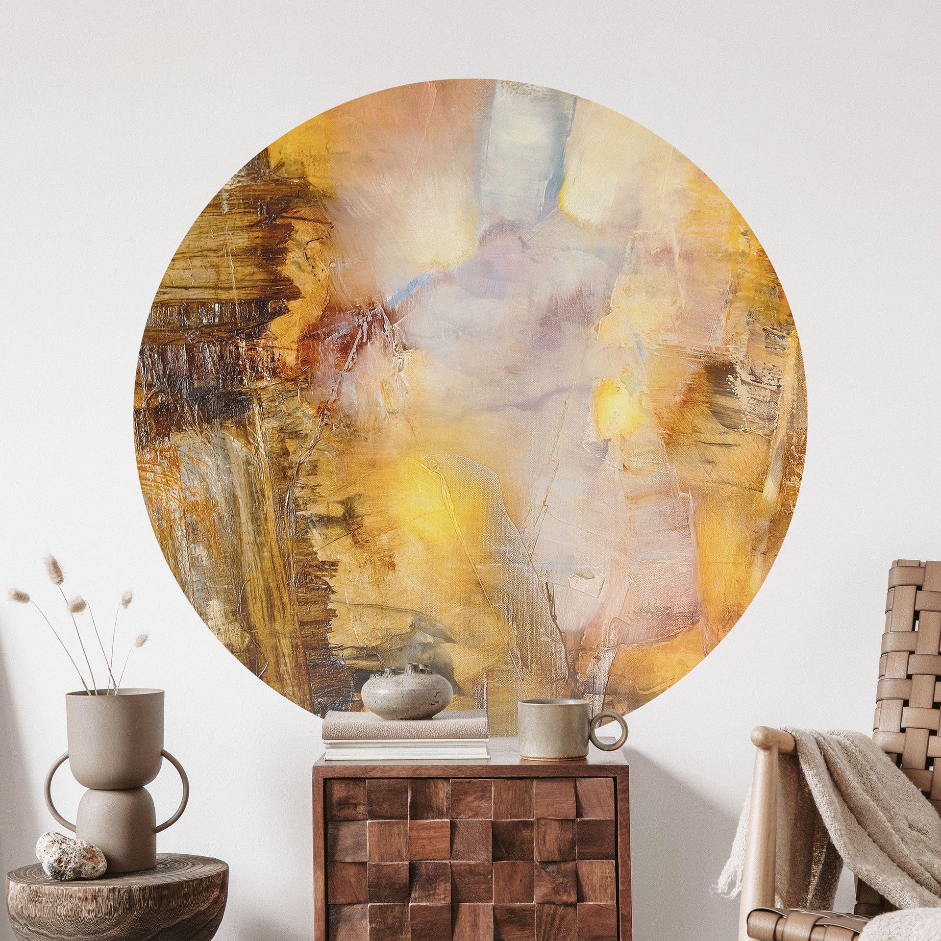 Vinilo decorativo Ámbar luz y sombra - Schmucker - Redondo