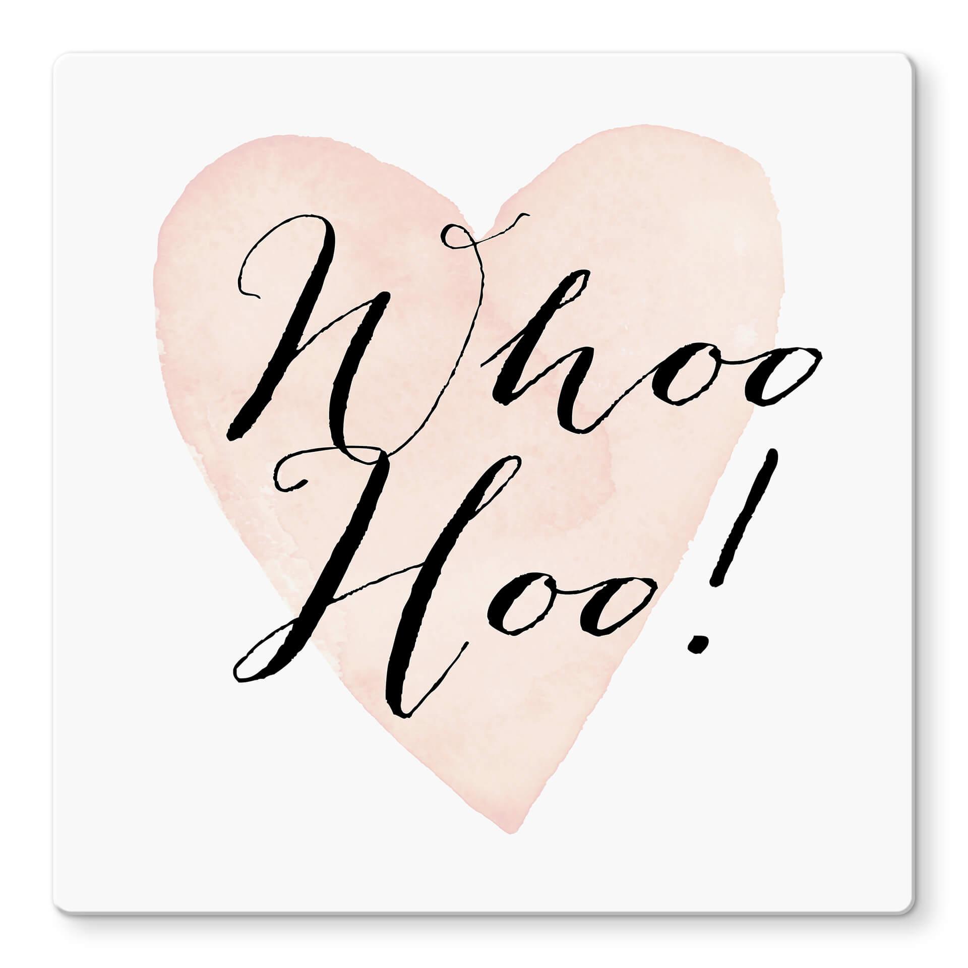 Glasschilderij Confetti & Cream – Whoo hoo