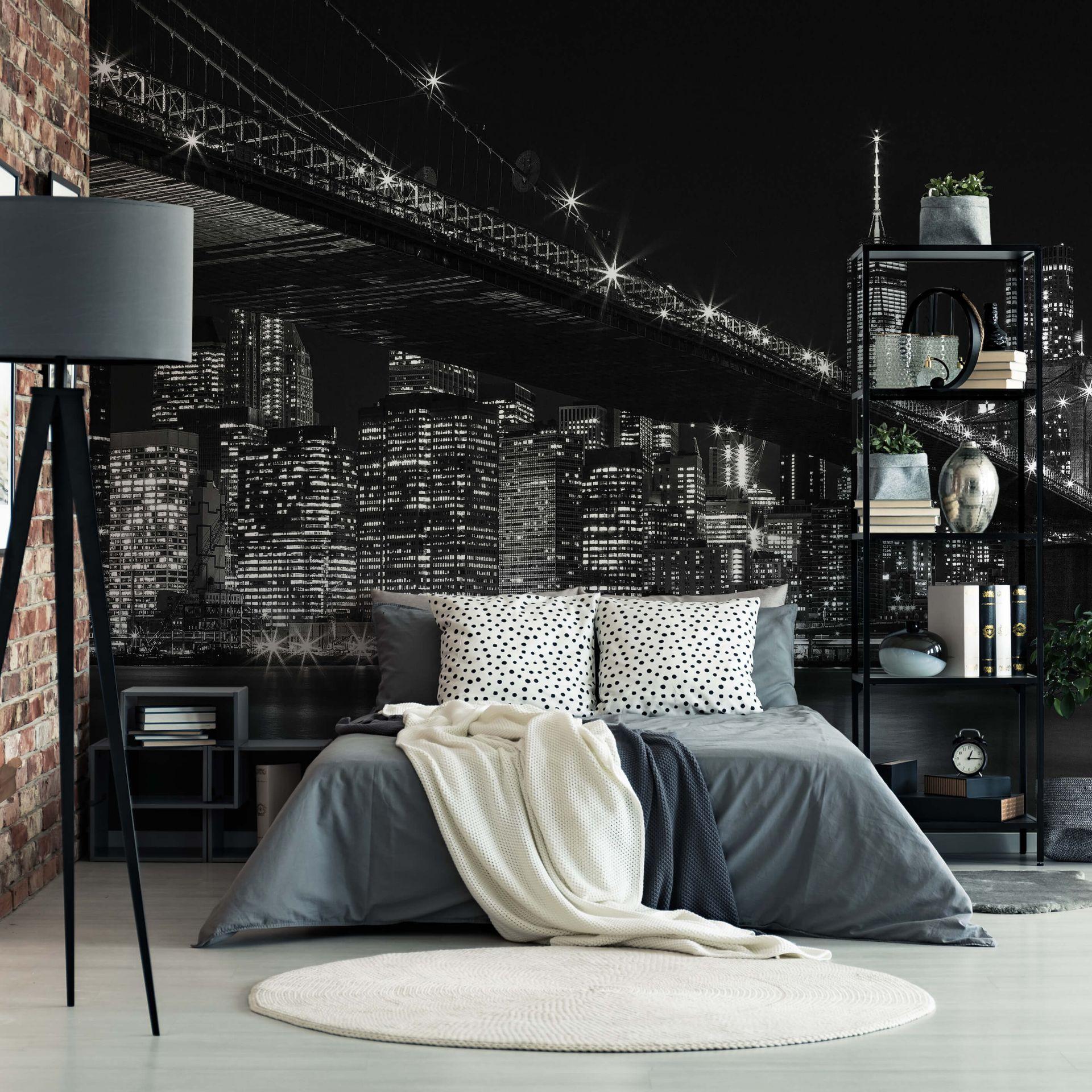 Fototapet New York at Night - 432x260 cm