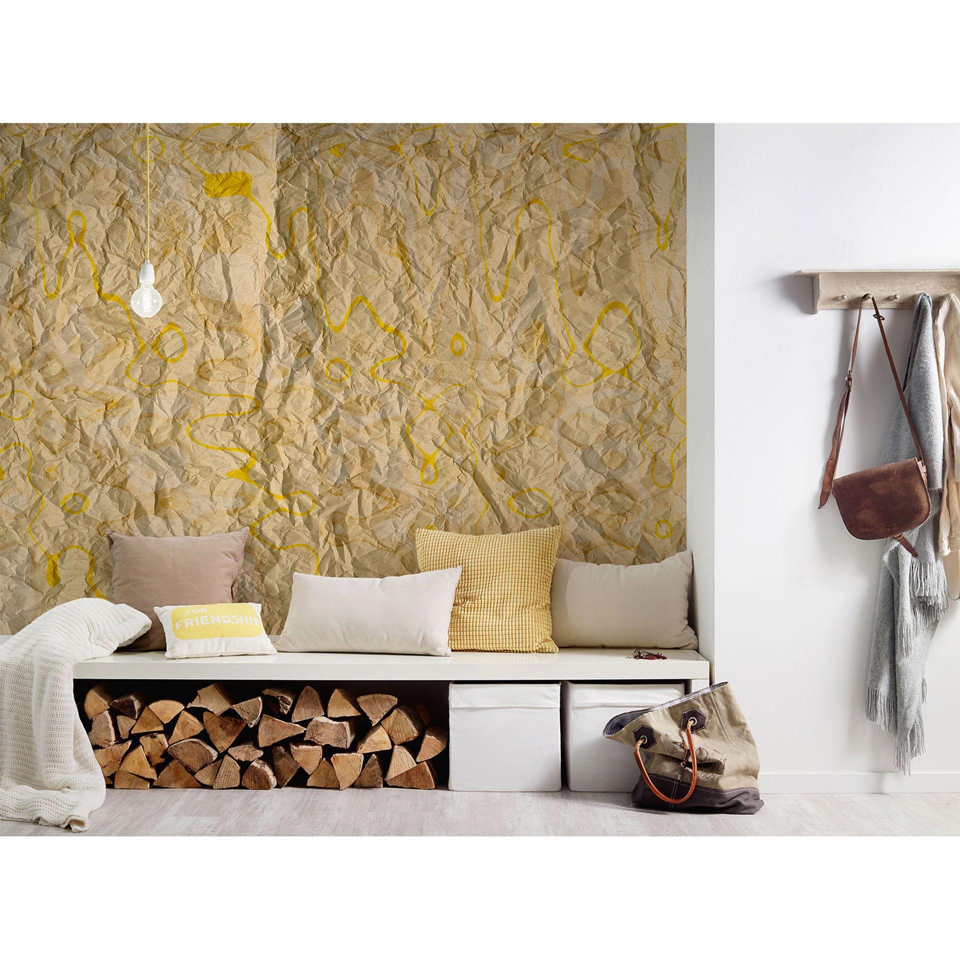 Architects Paper Papier peint photo Atelier 47 Vibes on Paper jaune