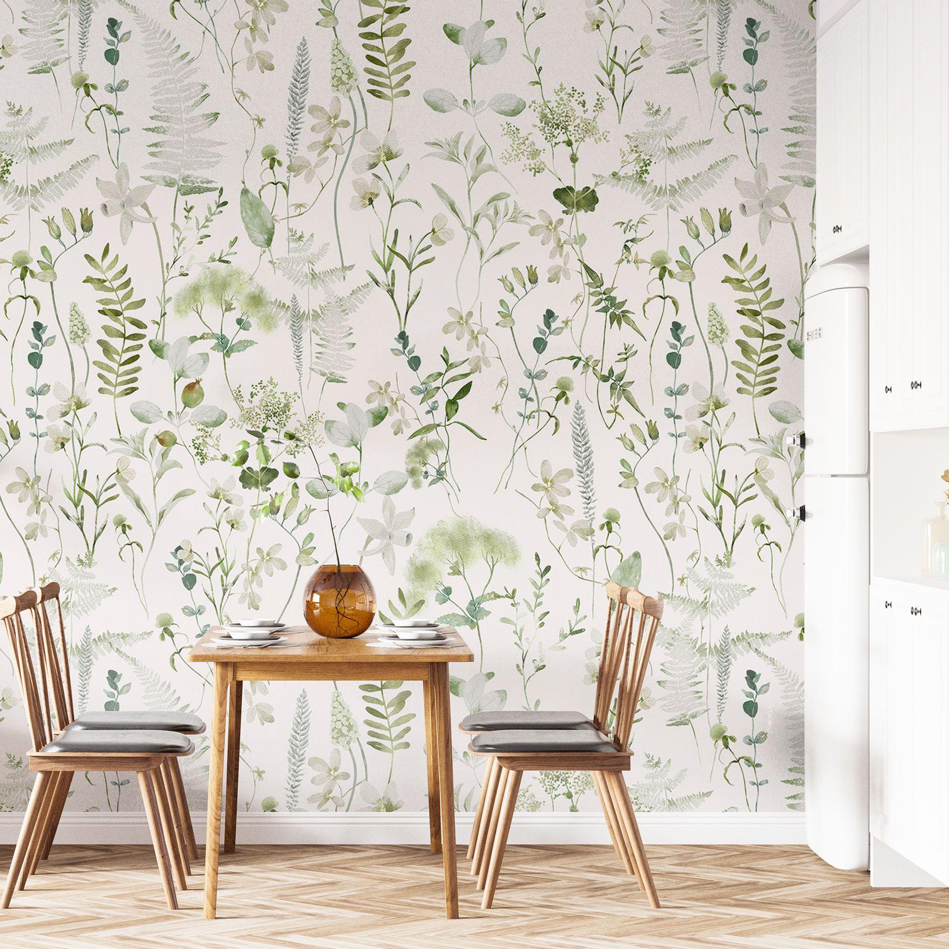 Fotomural de Hierbas y flores silvestres - UN Designs