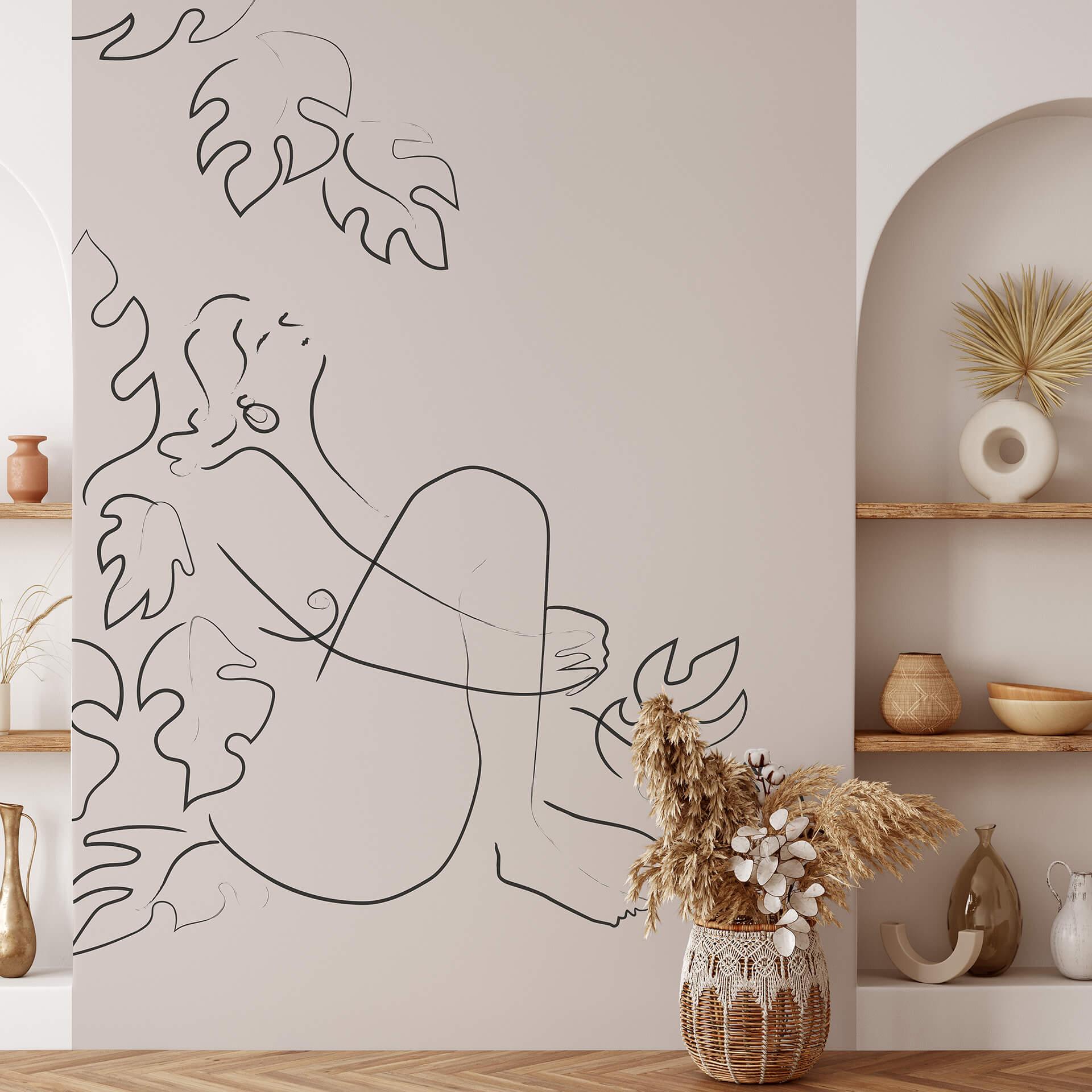 1X Studio - fotomural - Mujer desnuda en la naturaleza