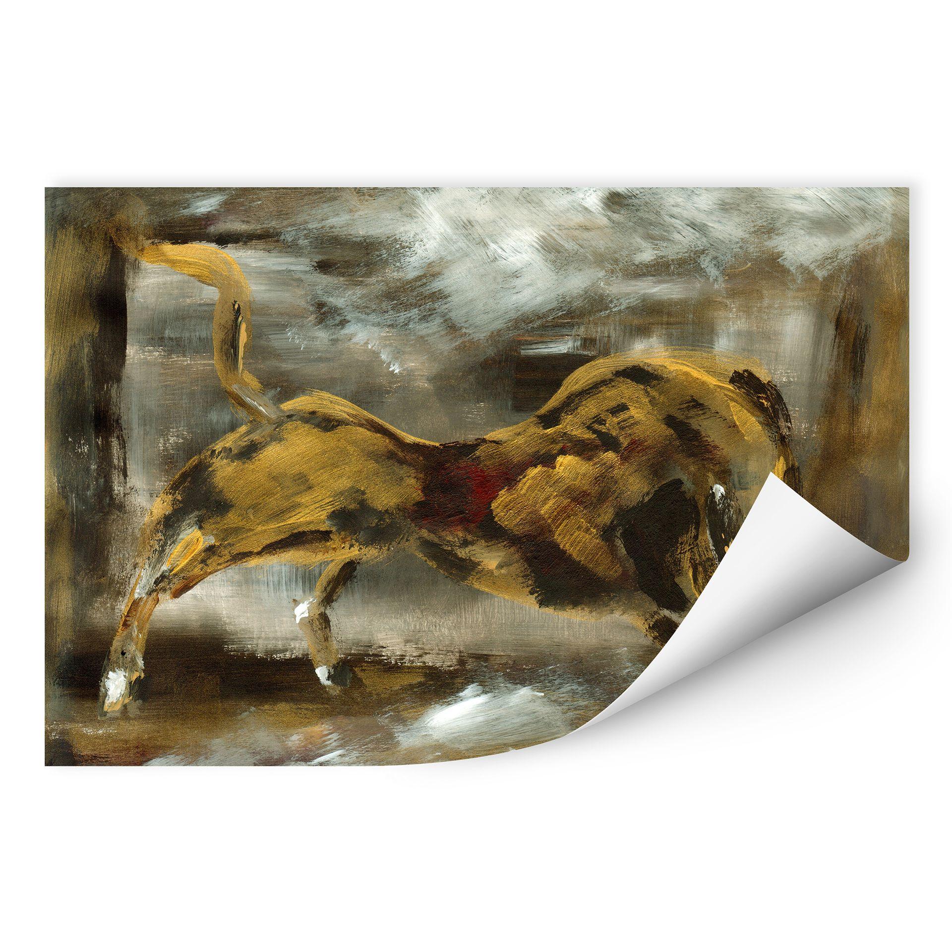 Zelfklevende Poster Niksic - Golden Bull