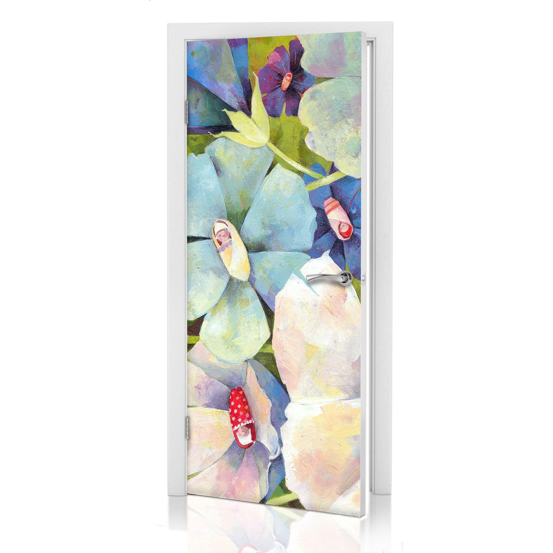 Türdesign Blanz - Blütenbabies 91x200 cm