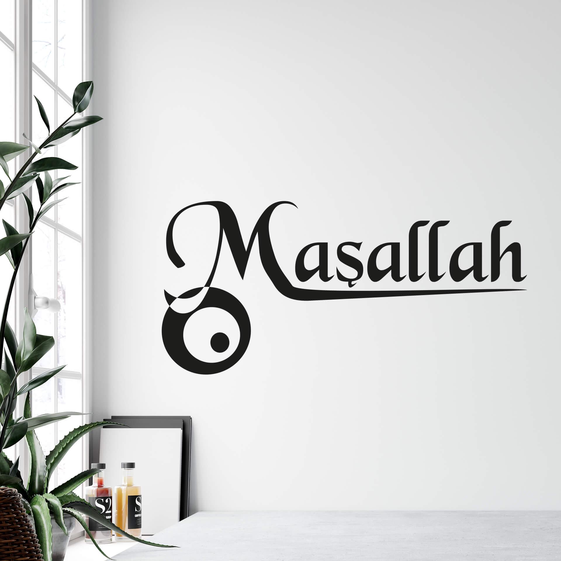 Muursticker Masallah