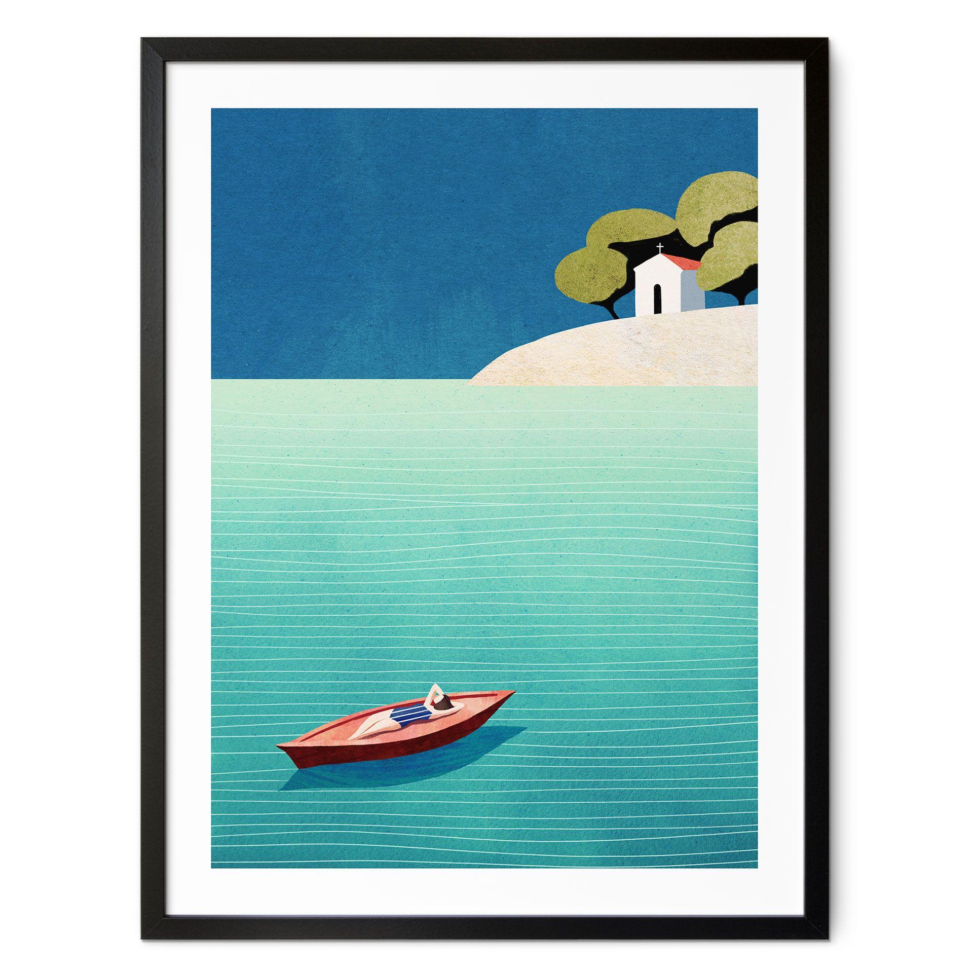 Plakat Siesta om sommeren - Rivers
