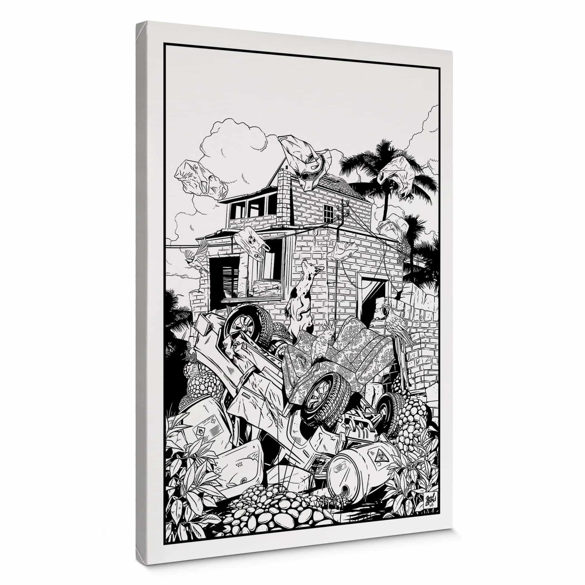 Lienzo Drawstore - Recogida