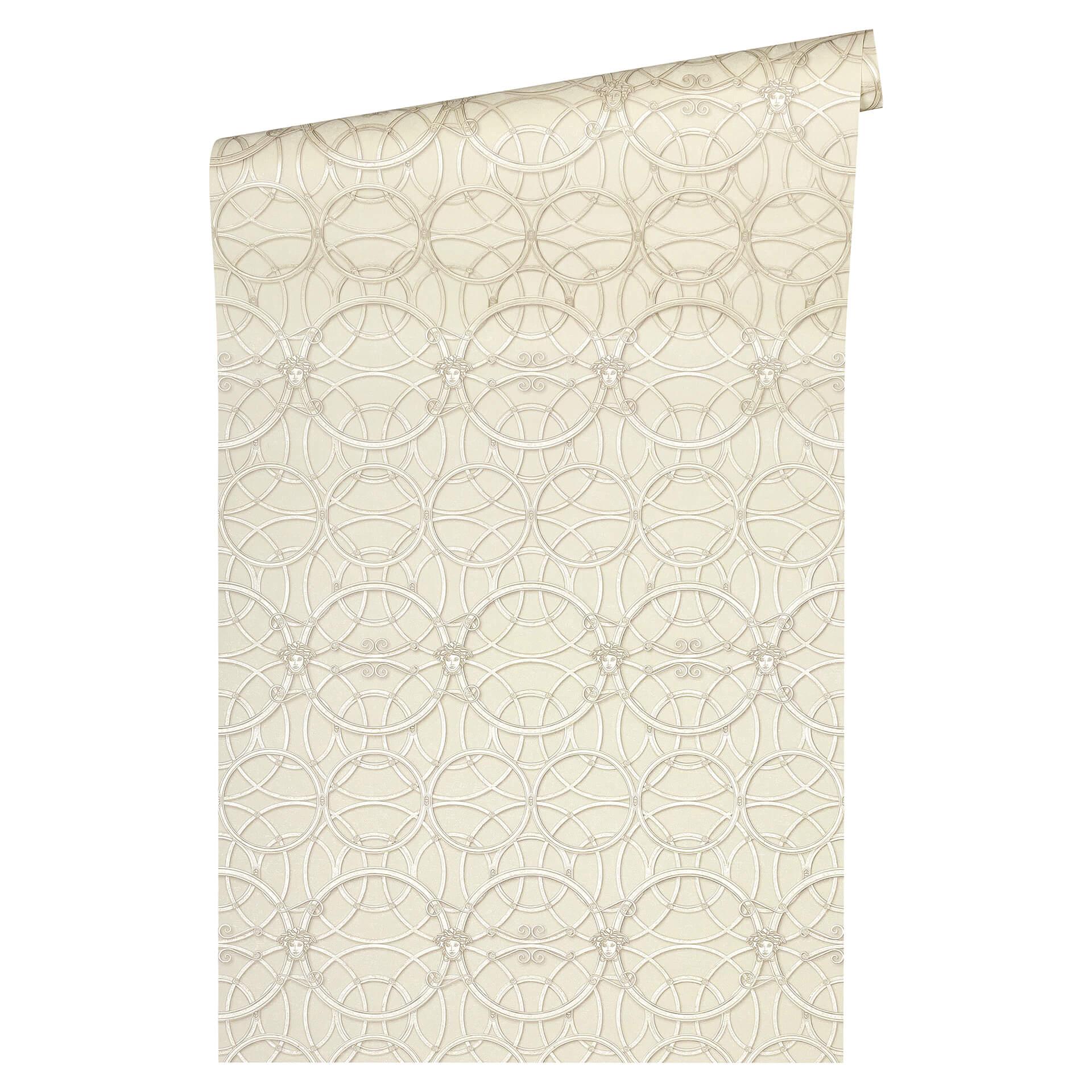 Versace Papier peint de designer - Crème, or