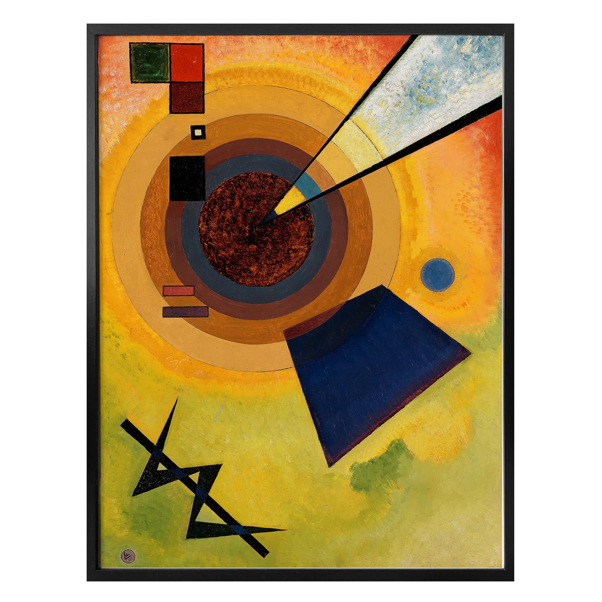 Póster Kandinsky - Verde y rojo