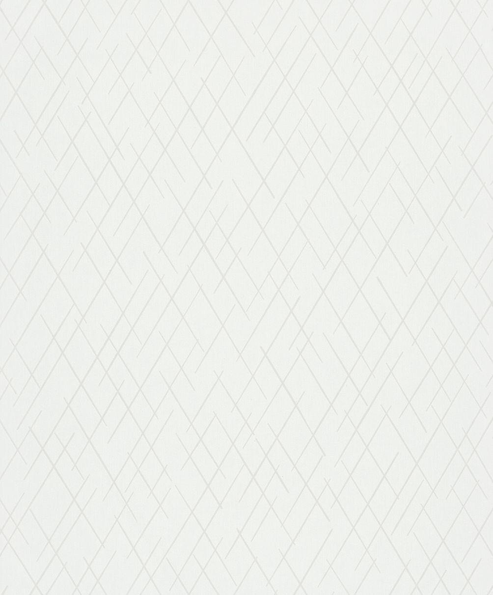 grafisk tapet, non-woven vægbeklædning Novamur Kylie hvid