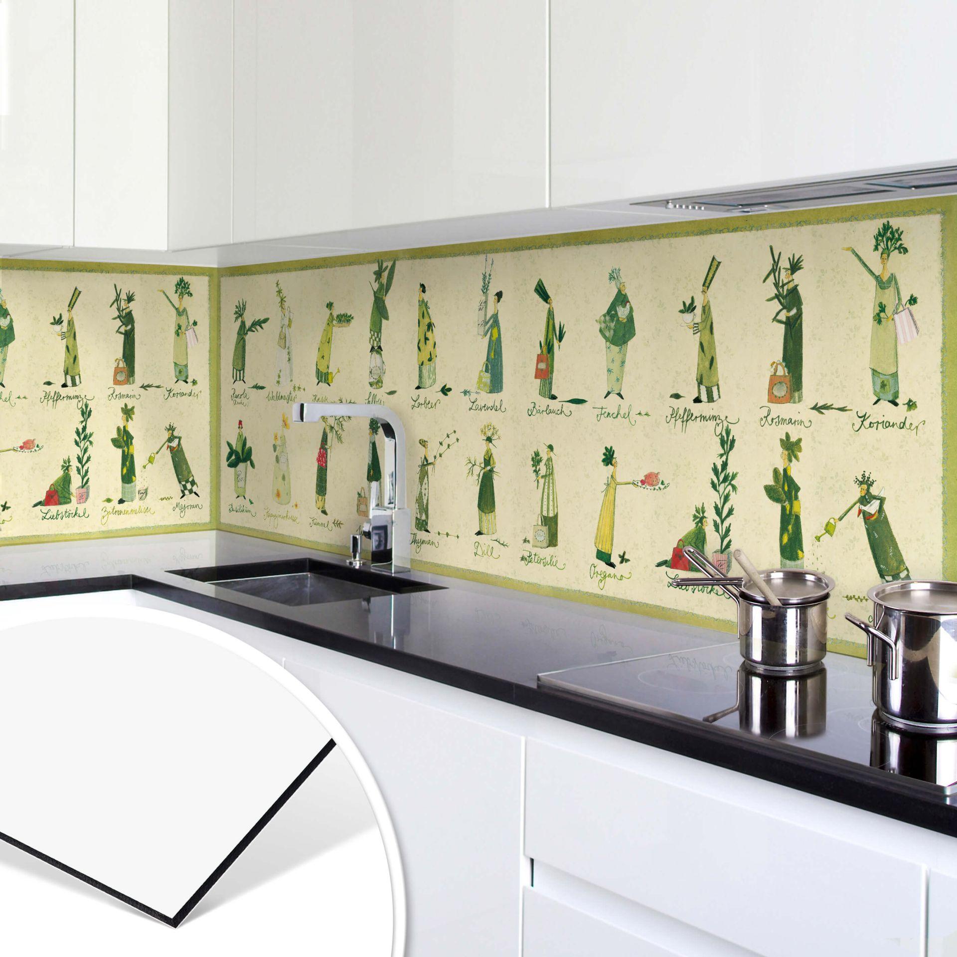 Rivestimento cucina Leffler - Erbe aromatiche