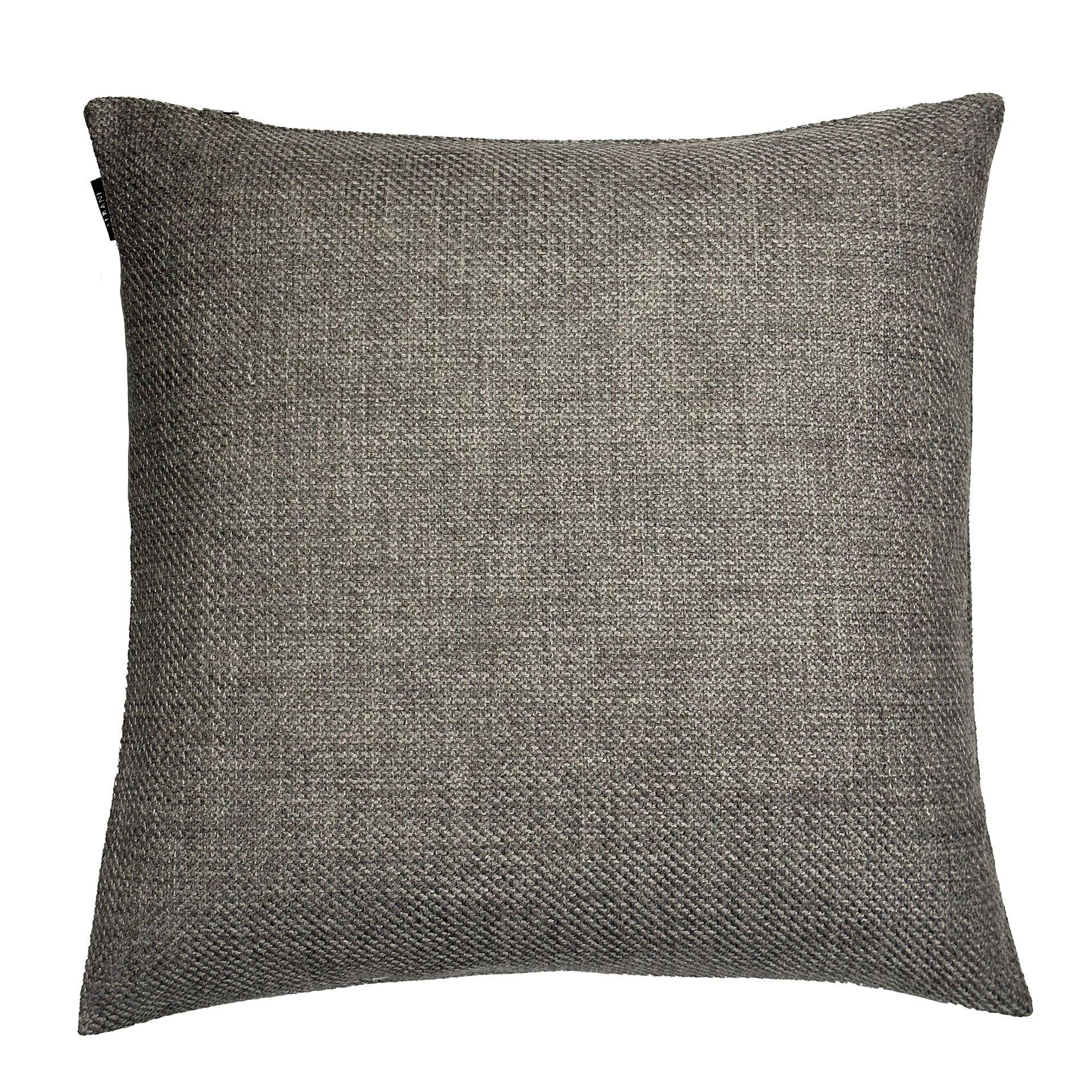 Uni Kissenhülle in silber in 50x50 cm