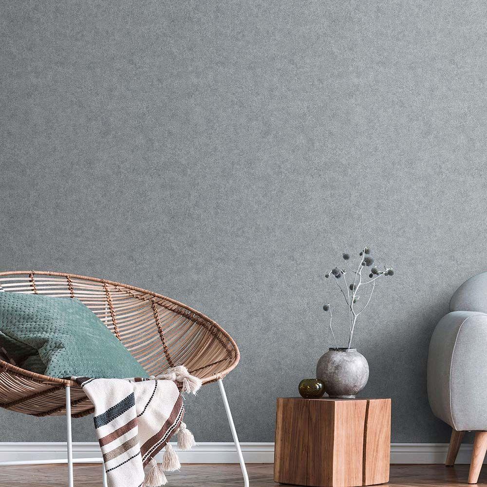 tapet glitter, fleece tapet Fashion for Walls 4 af Guido Maria Kretschmer sølv