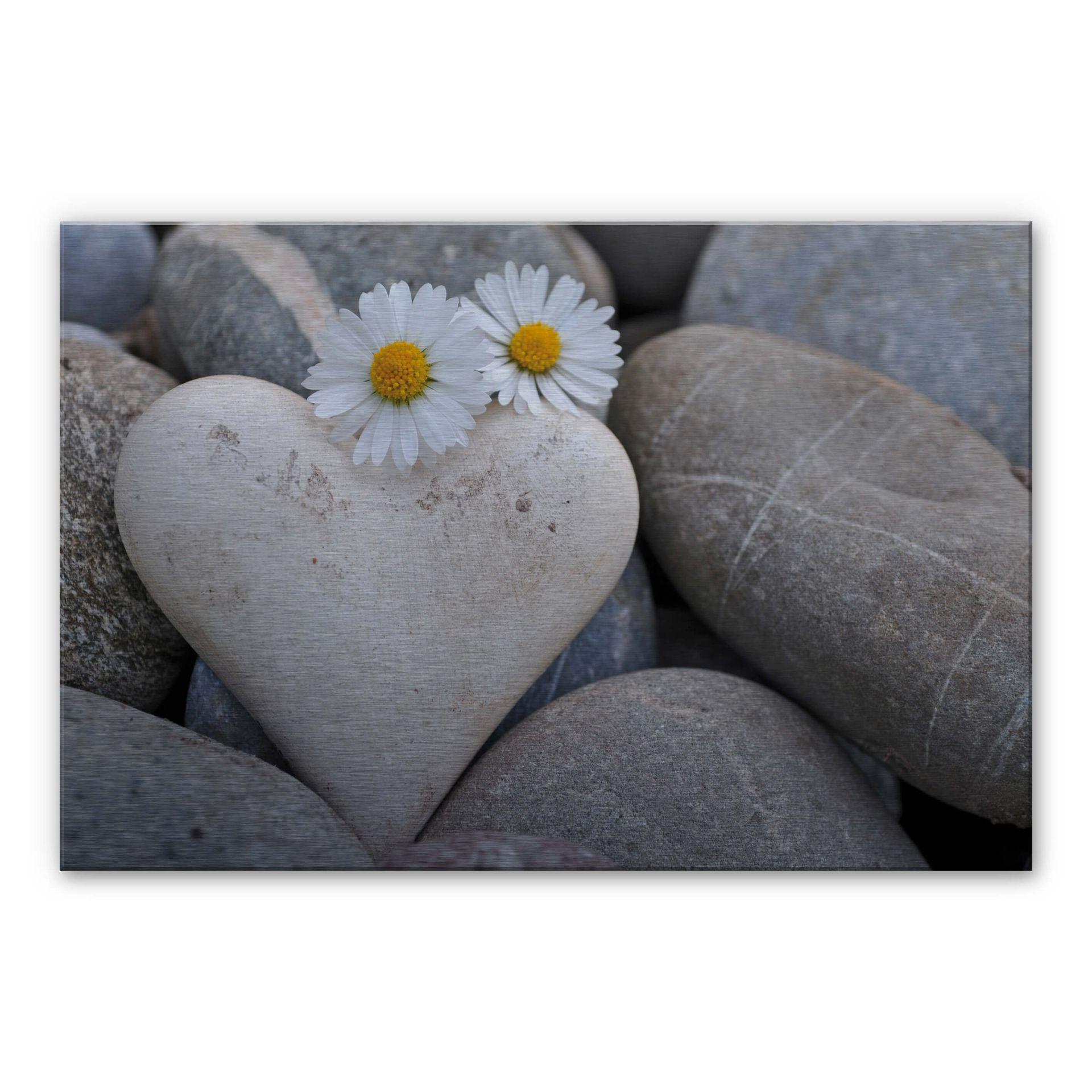 Kærlighedsblomster – print på aluminium (Alu-Dibond)