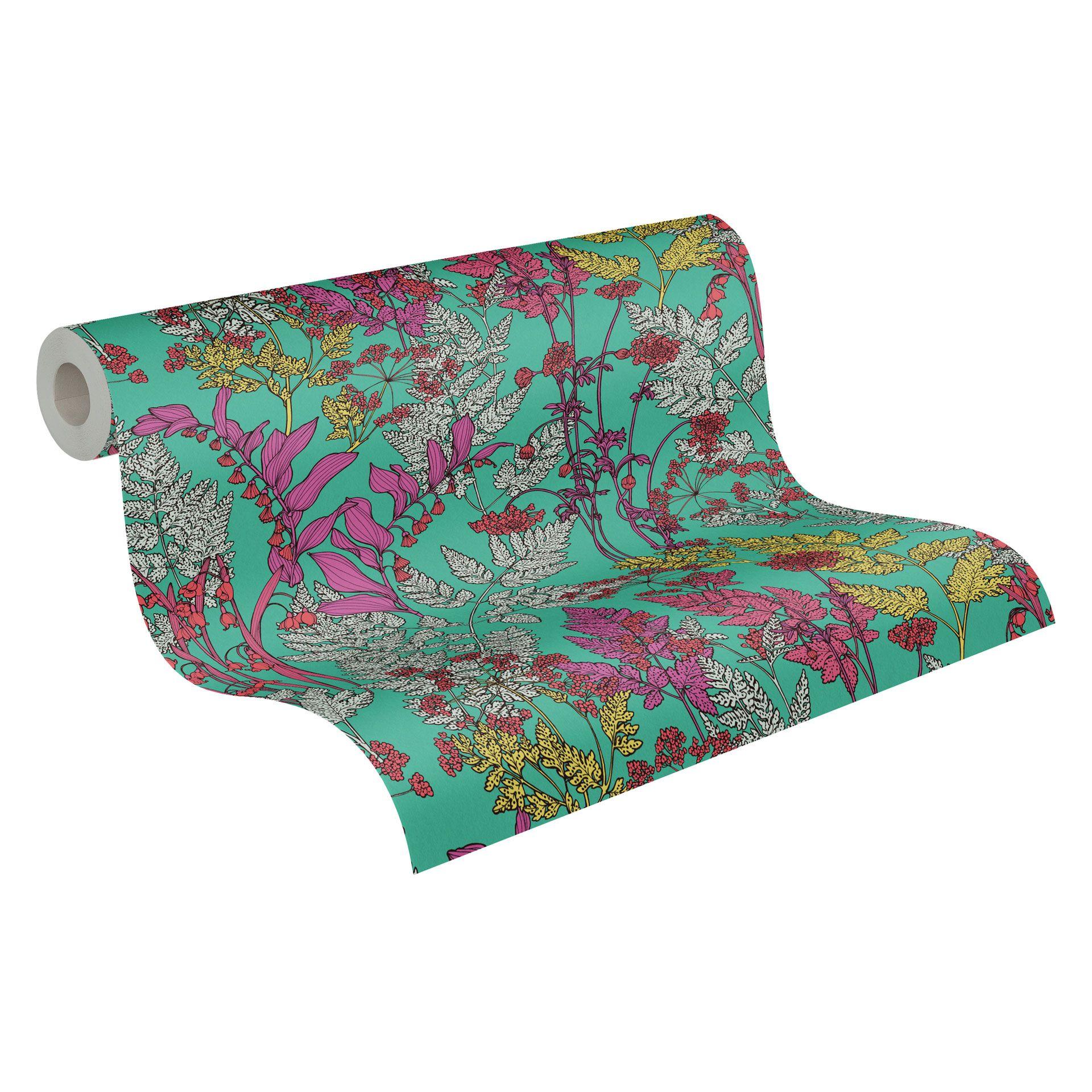 Architects Paper Floral Impression - Papier peint intissé fleuris, vert