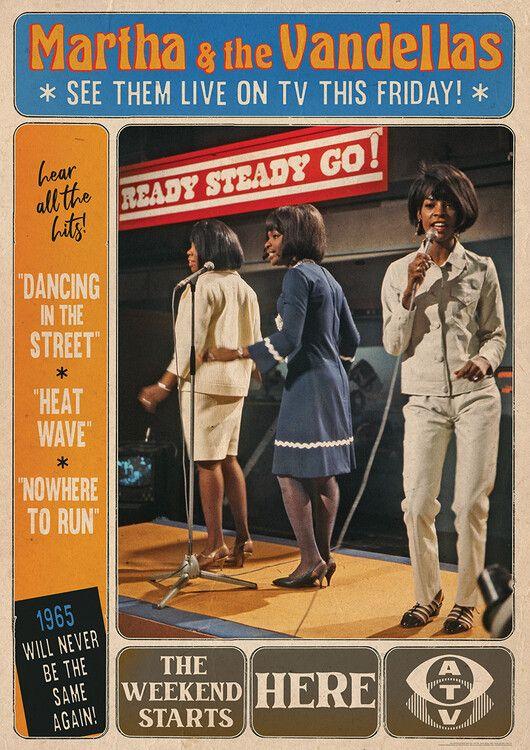 Plakat Martha and the Vandellas, plakat (59,4 x 84,1 cm)