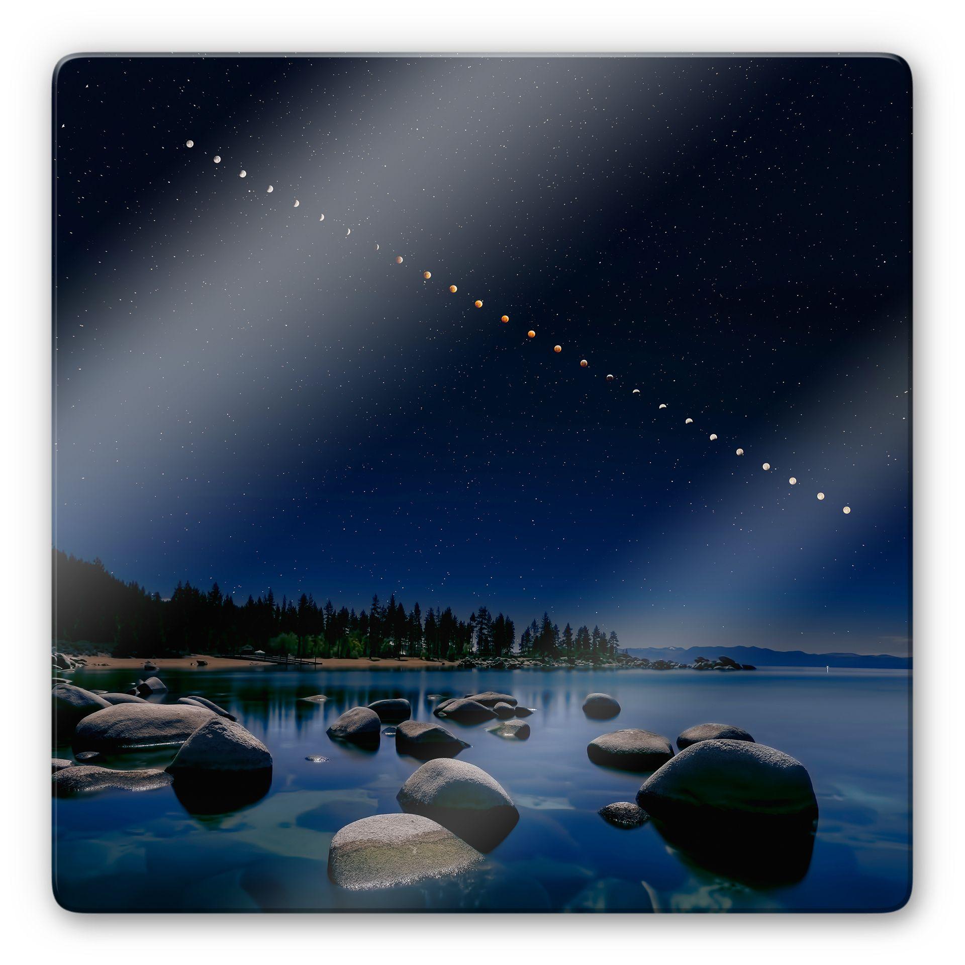 Tableau sur verre Zhu - Phases lunaires