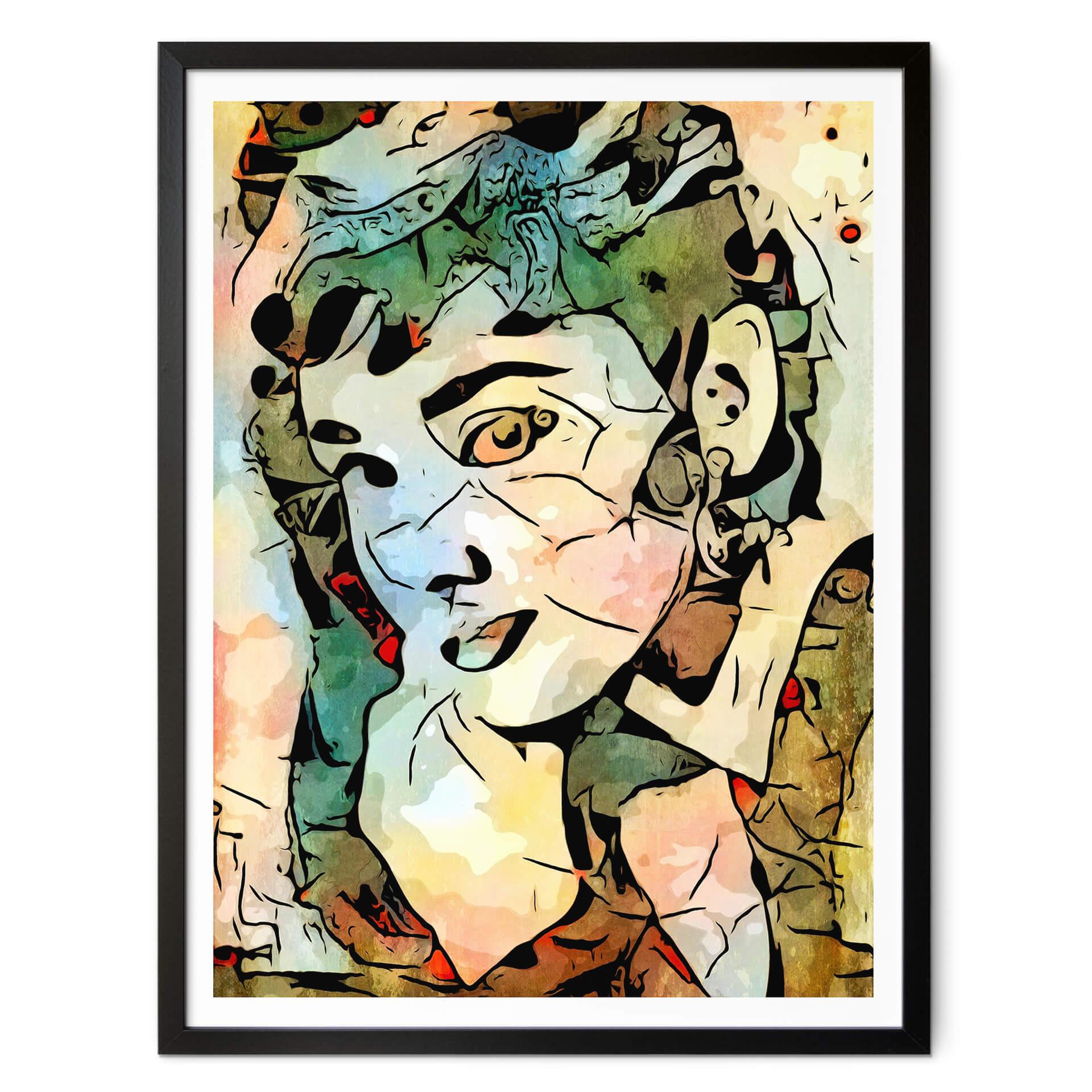 Póster Zamart - Homenaje a Miró - Audrey Hepburn