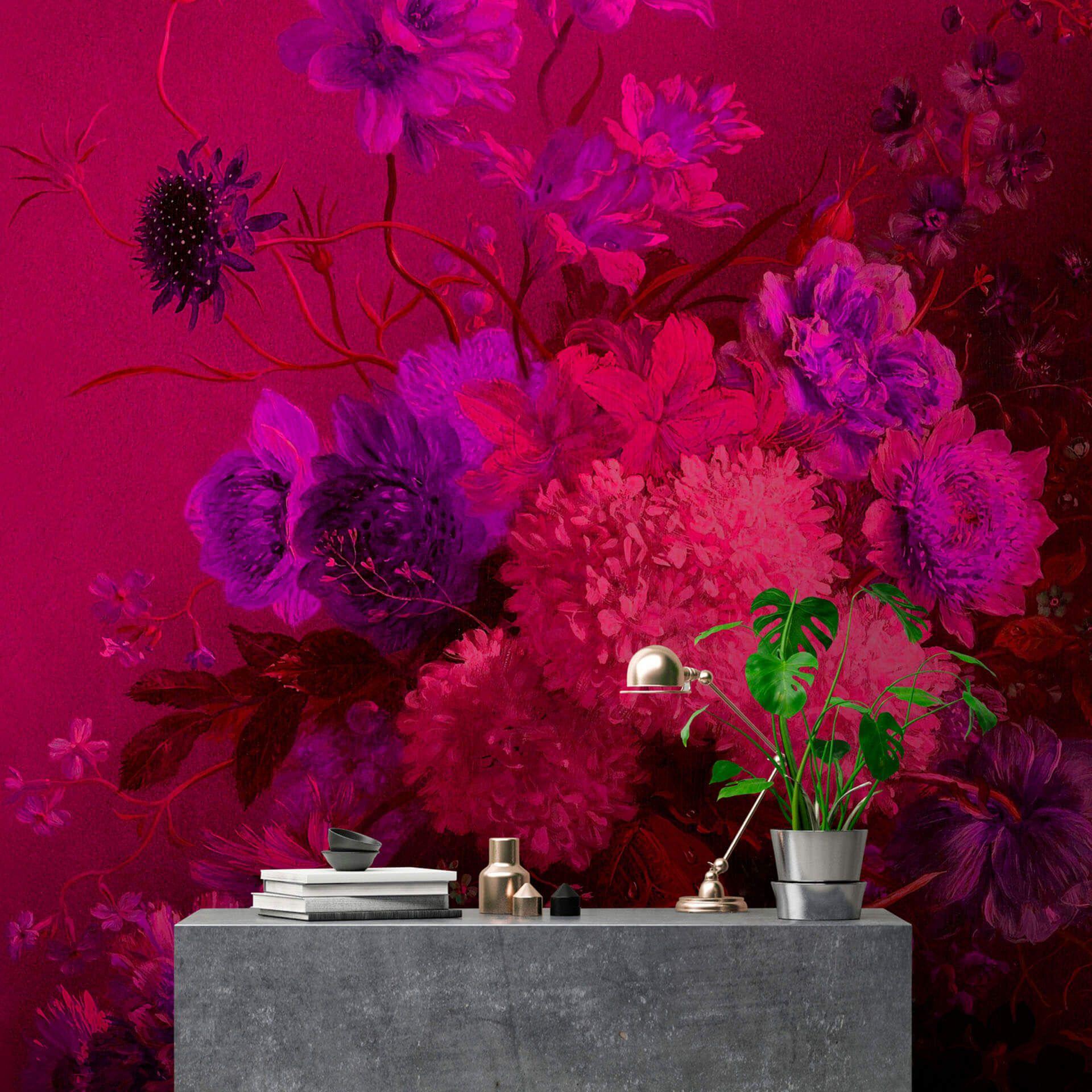 Fotomural Paredes de Patel bouquet vibrant 2