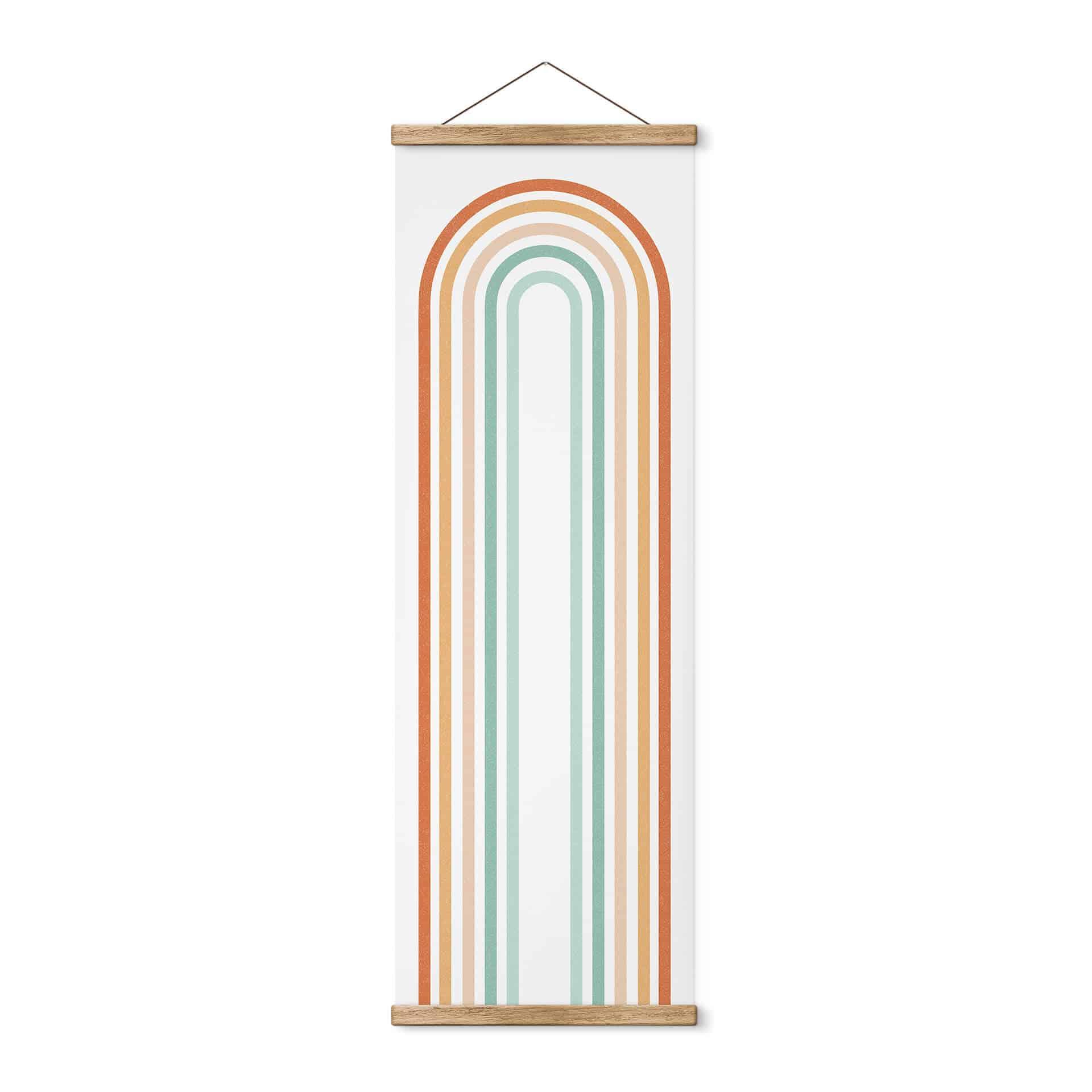 Tekstil plakat Boho Rainbow