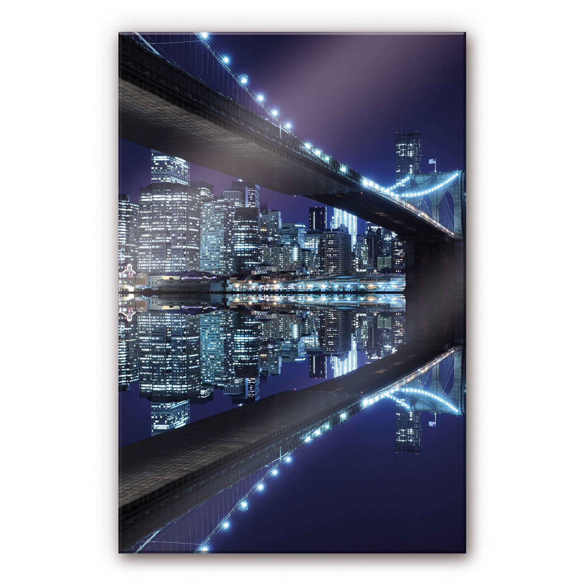 Tableau en verre acrylique - Brooklyn Bridge