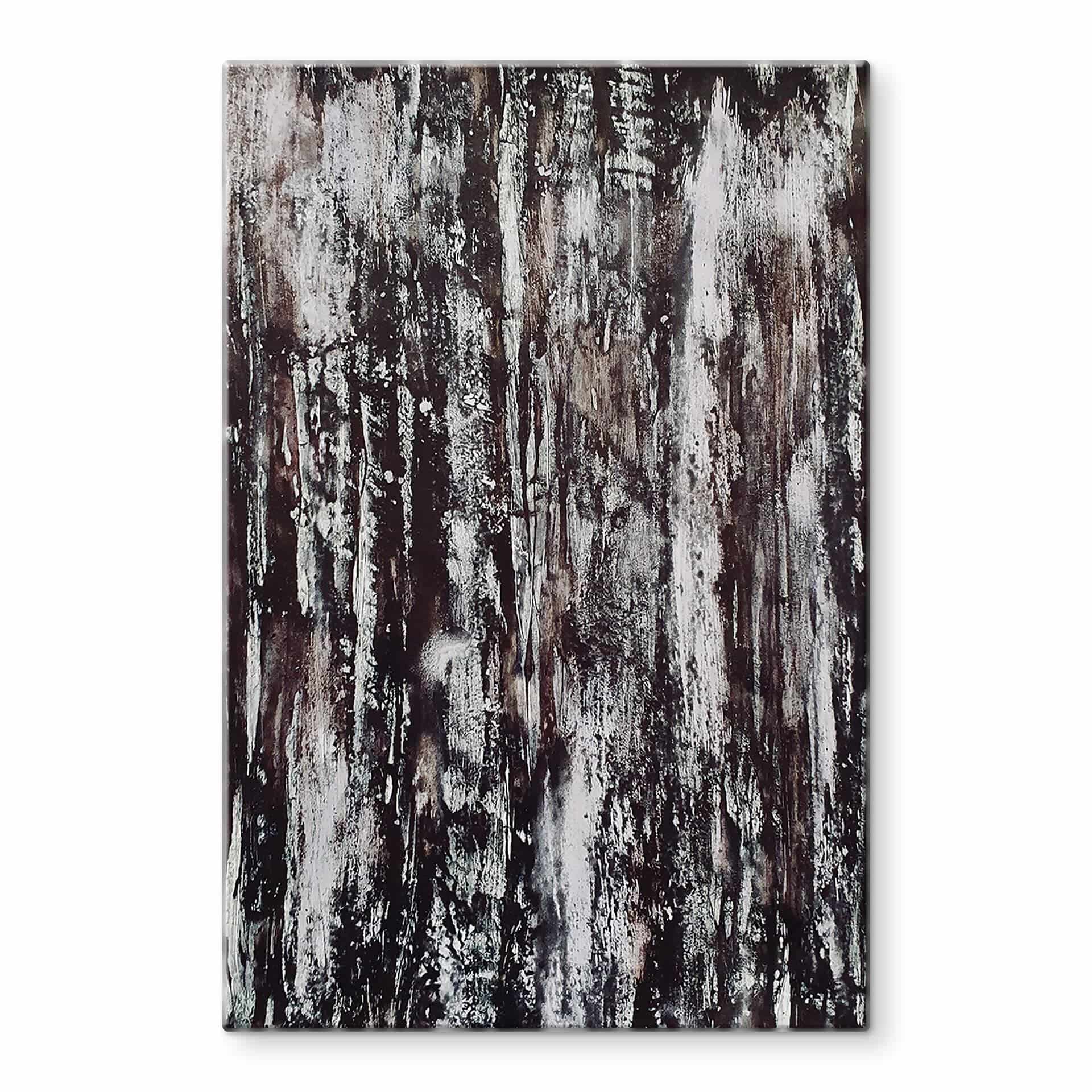 Tableau sur verre Zamart - Lignes abstraites