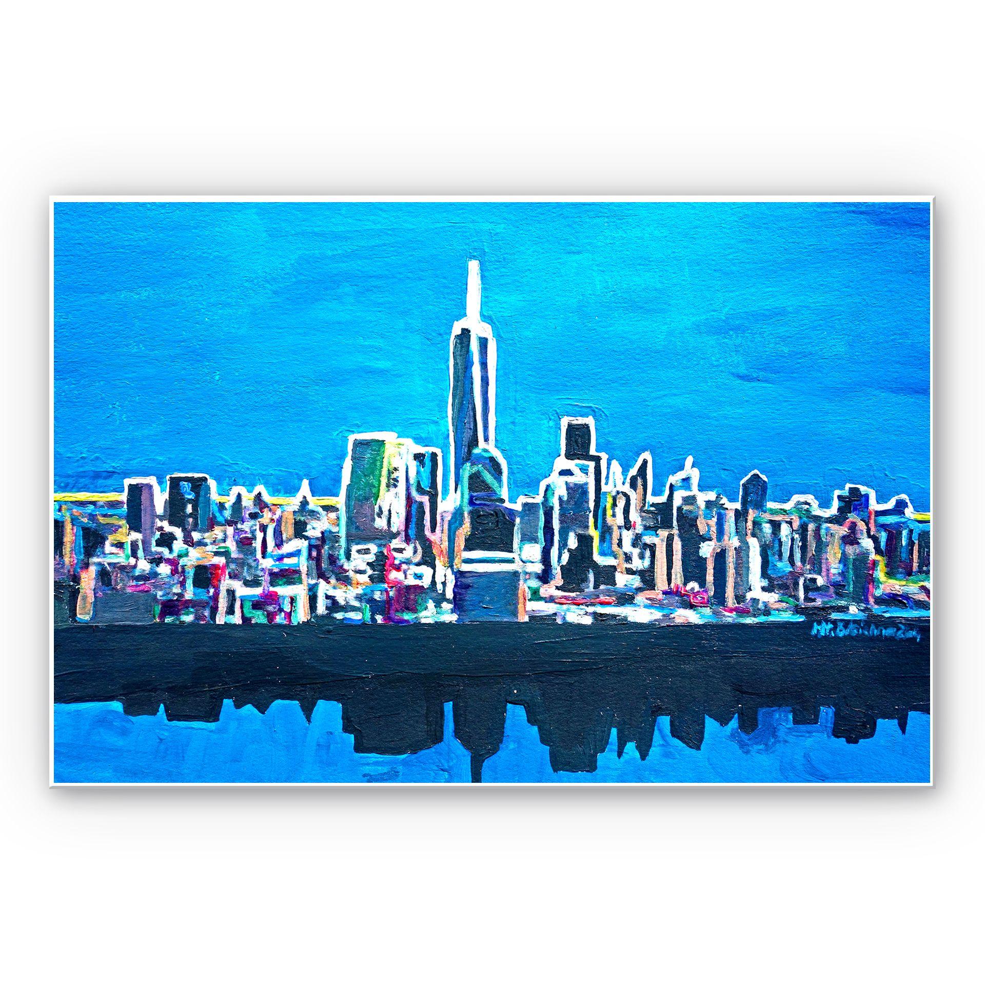 Tableau Forex - Bleichner - New York City à la lueur des néons