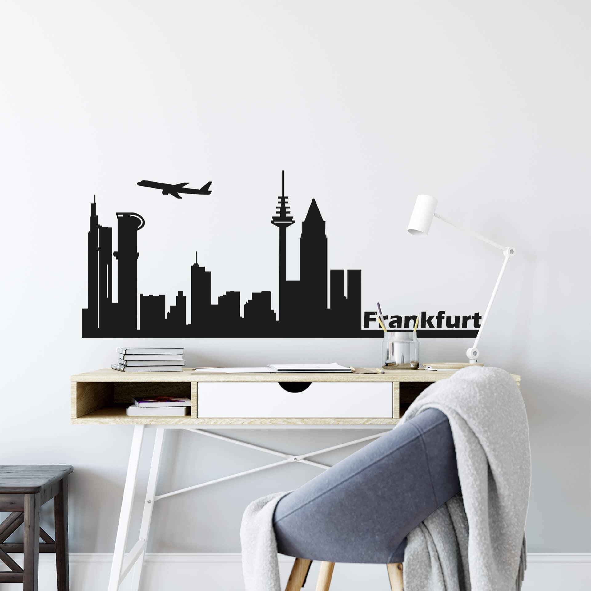 Sticker mural - Les gratte-ciel de Francfort 1