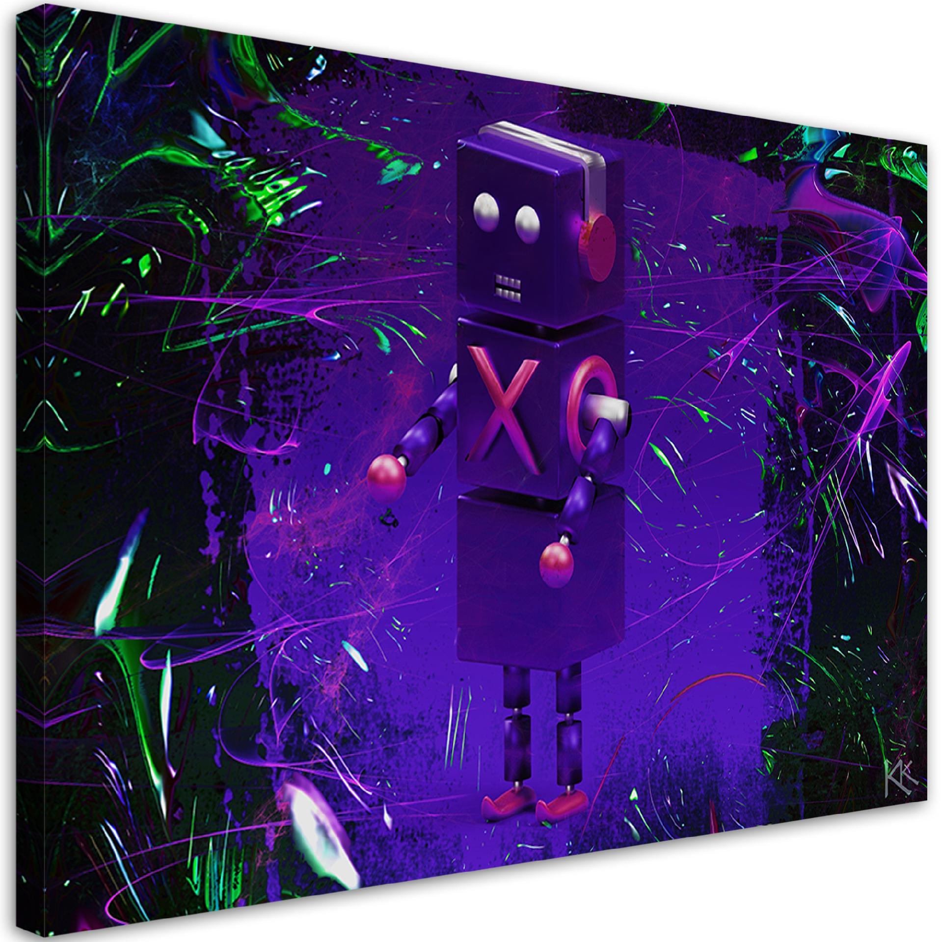 Canvasbillede, Robot til gamer